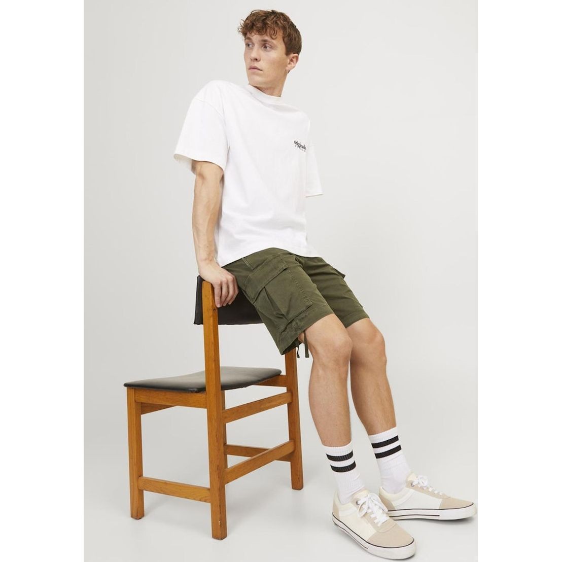 JACK & JONES Šortai vyrams, Žalia, Jpstcole shorts 8