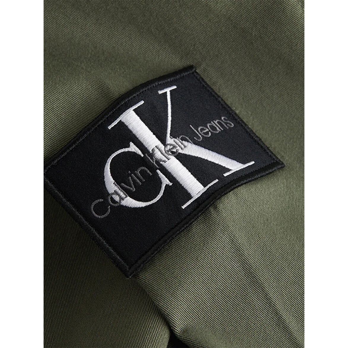 CALVIN KLEIN JEANS Marškiniai ilgomis rankovėmis vyrams, Žalia, L/s shirt 3