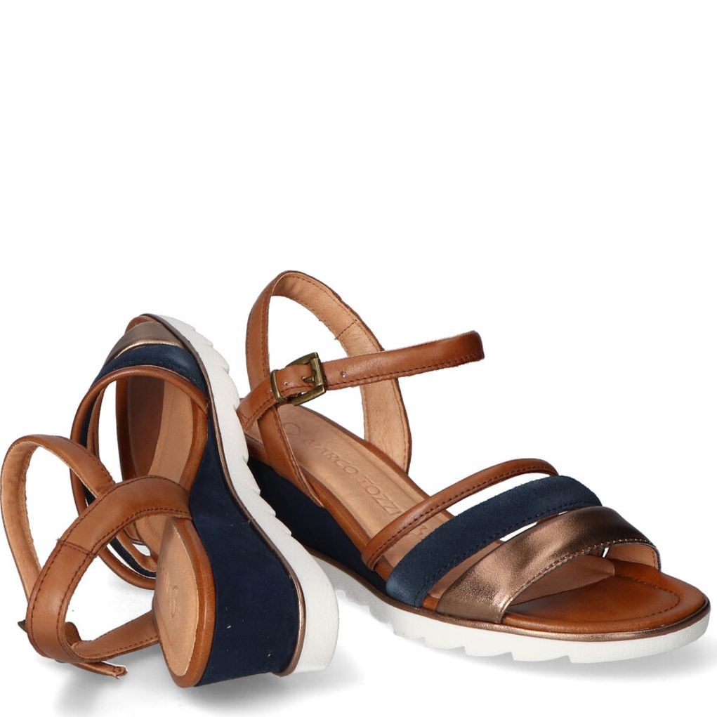 MARCO TOZZI Basutės moterims, Mėlyna, SANDALS 4