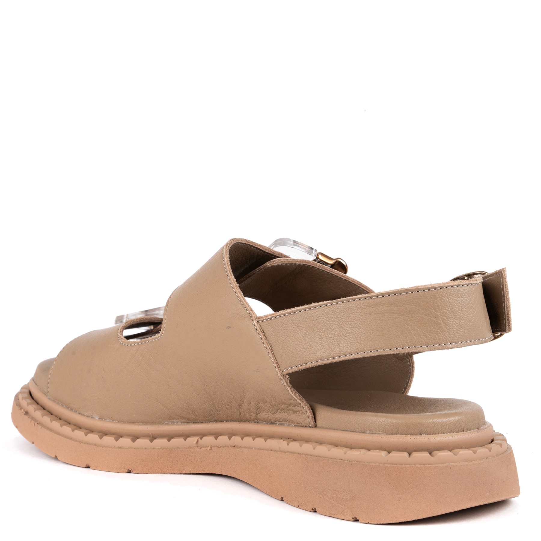 LA CONTE Basutės moterims, Smėlio, Sandals 25SS 3