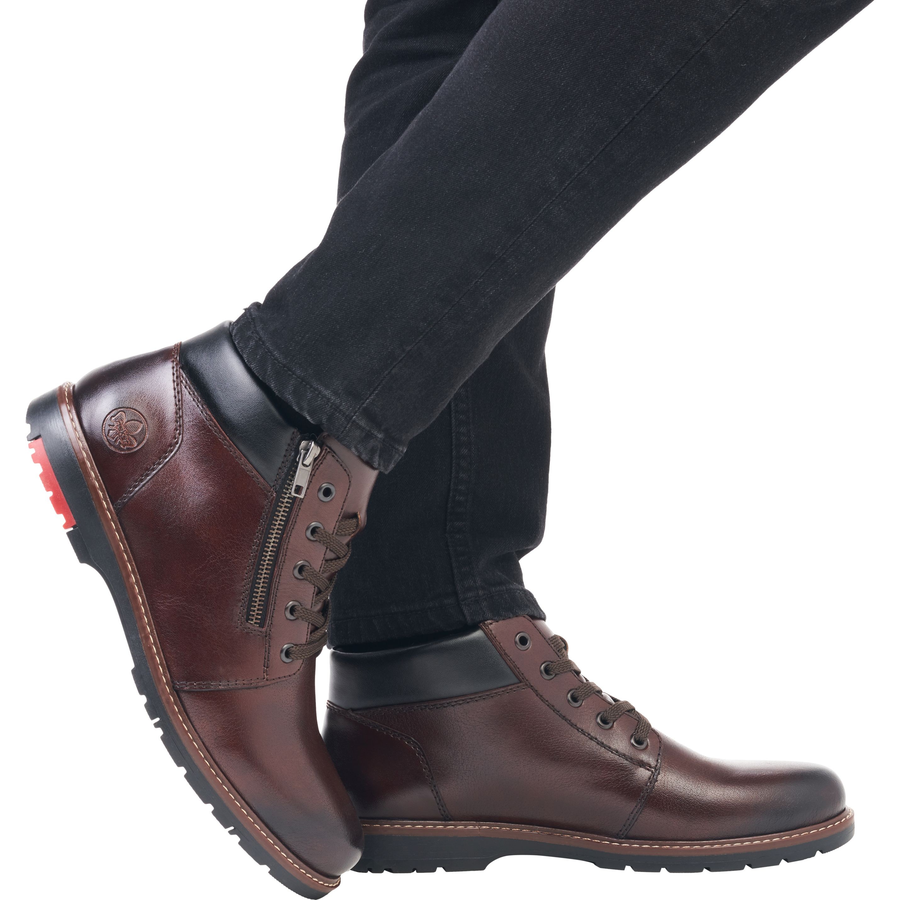 RIEKER Aulinukai vyrams, Ruda, BOOTIES 2