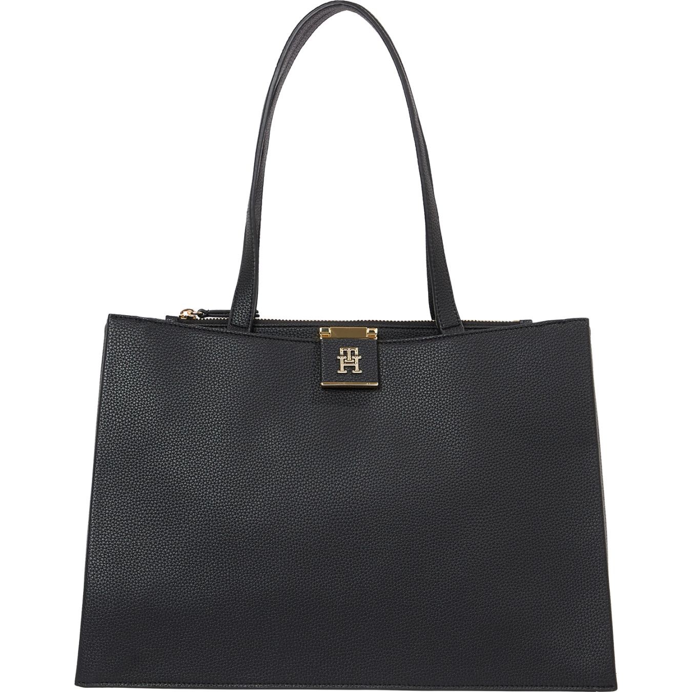 TOMMY HILFIGER Pirkinių krepšys moterims, Juoda, Her tote 1