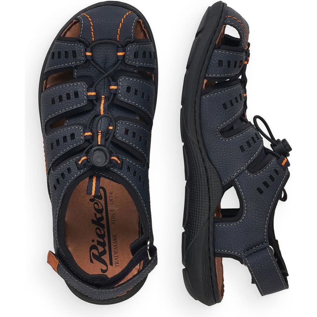 RIEKER Basutės vyrams, Mėlyna, SANDALS 9
