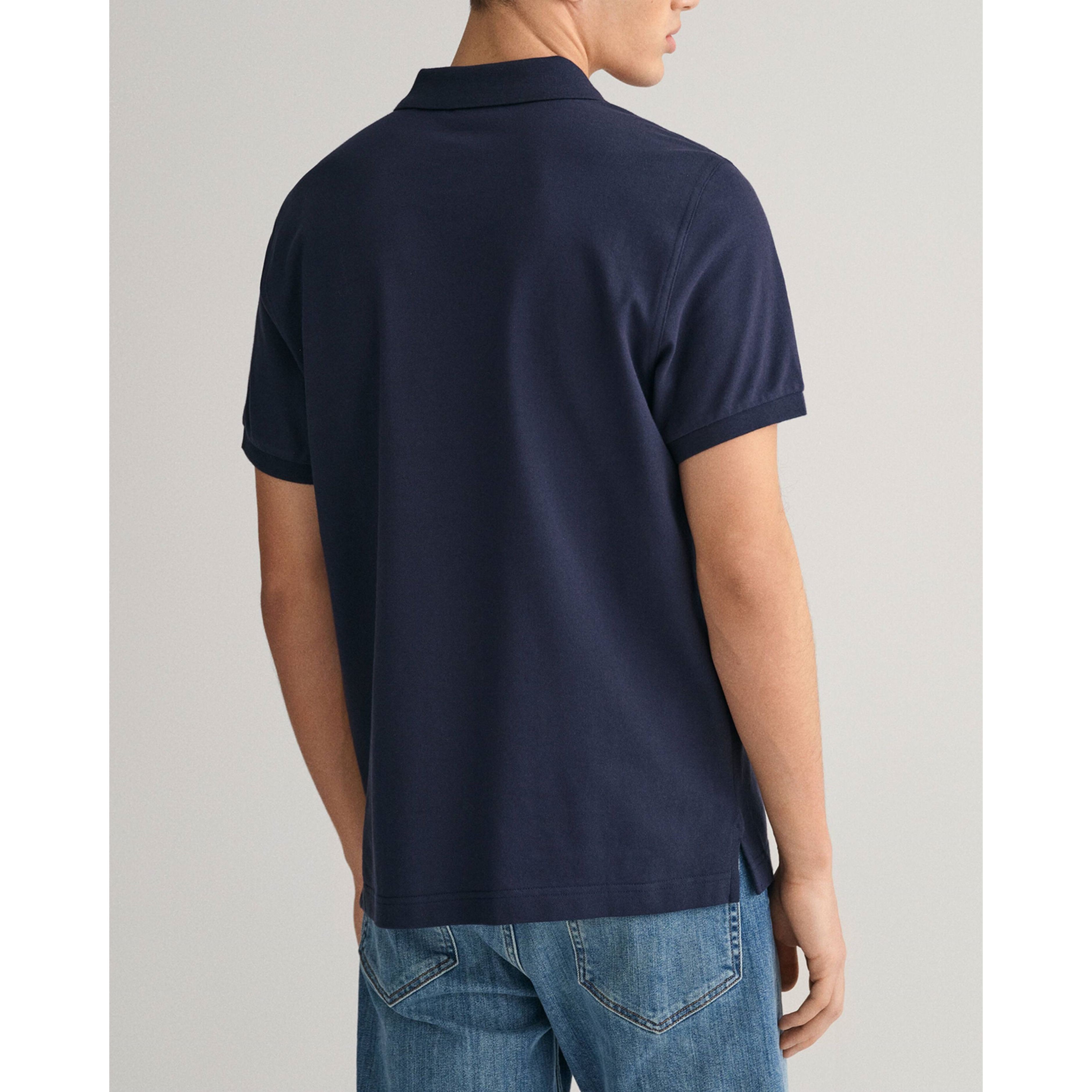 GANT Polo marškiniai trumpos rank. vyrams, Mėlyna 3