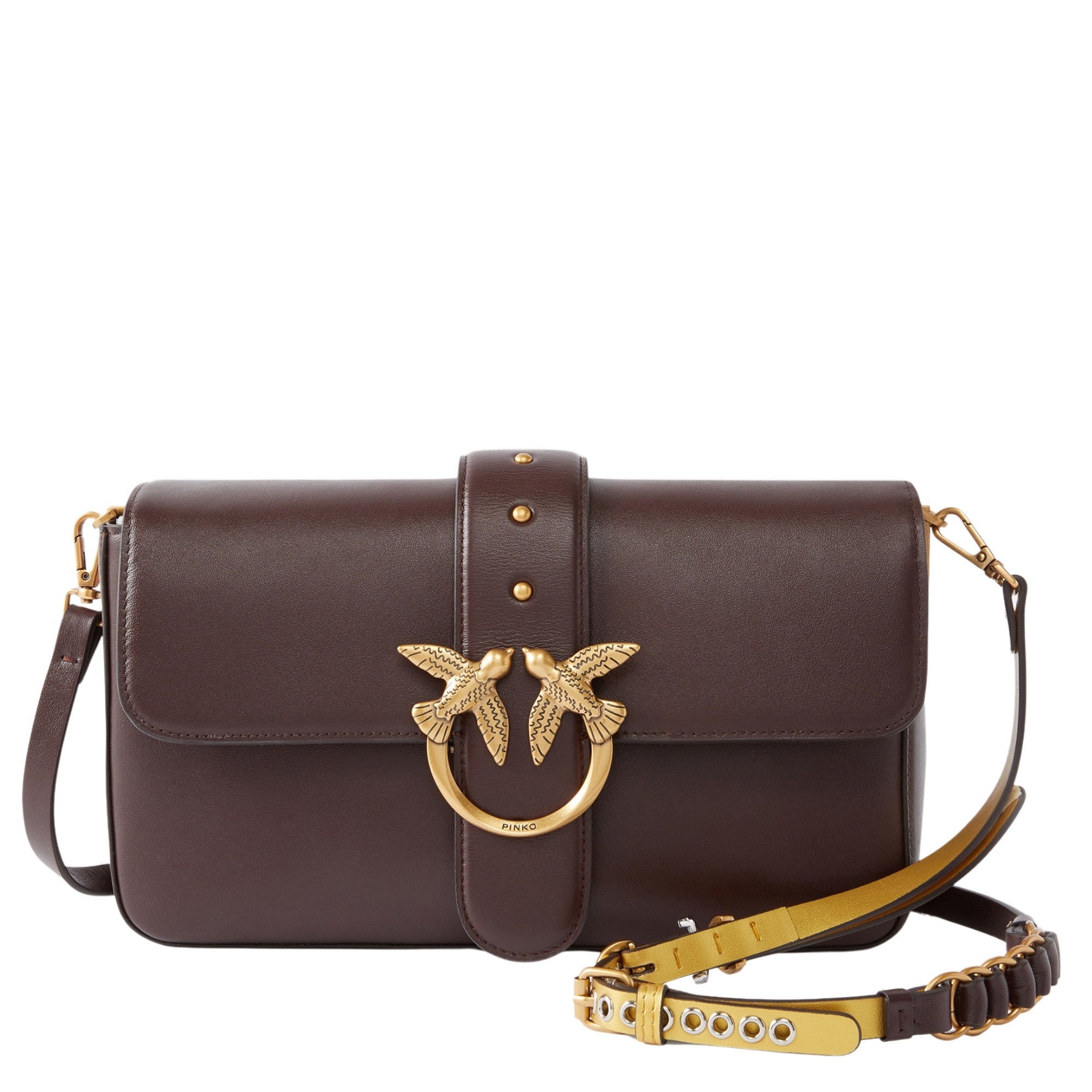 PINKO Rankinė per petį moterims, Pilka, Love one classic slouchy mb+ch 1