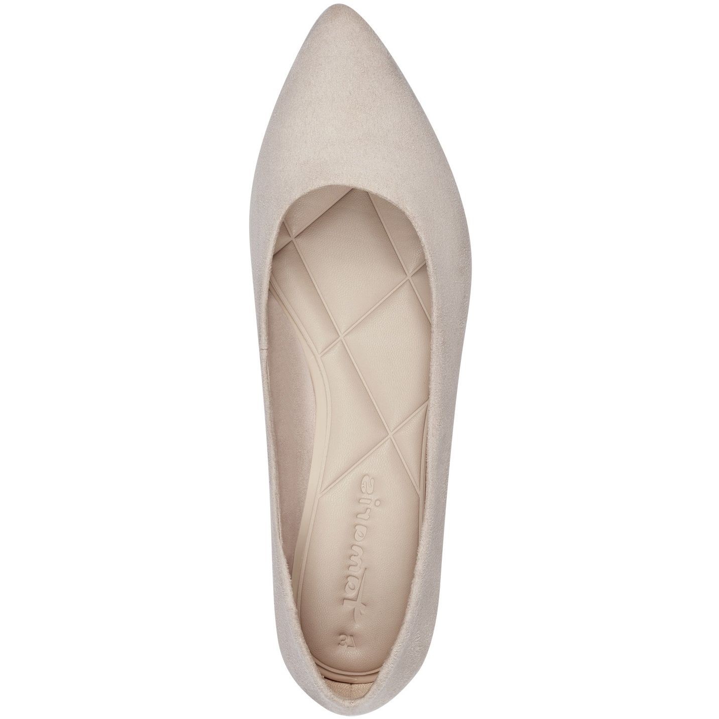 TAMARIS Balerinos moterims, Smėlio, BALLERINAS 5