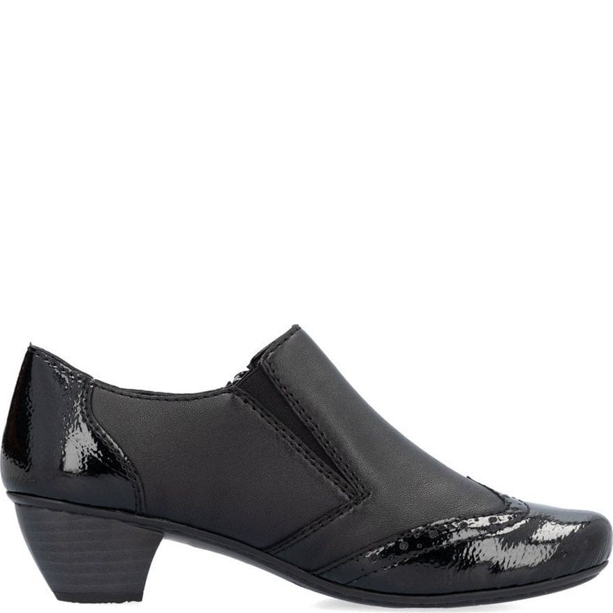 RIEKER Aulinukai moterims, Juoda, Ladies shoes 4