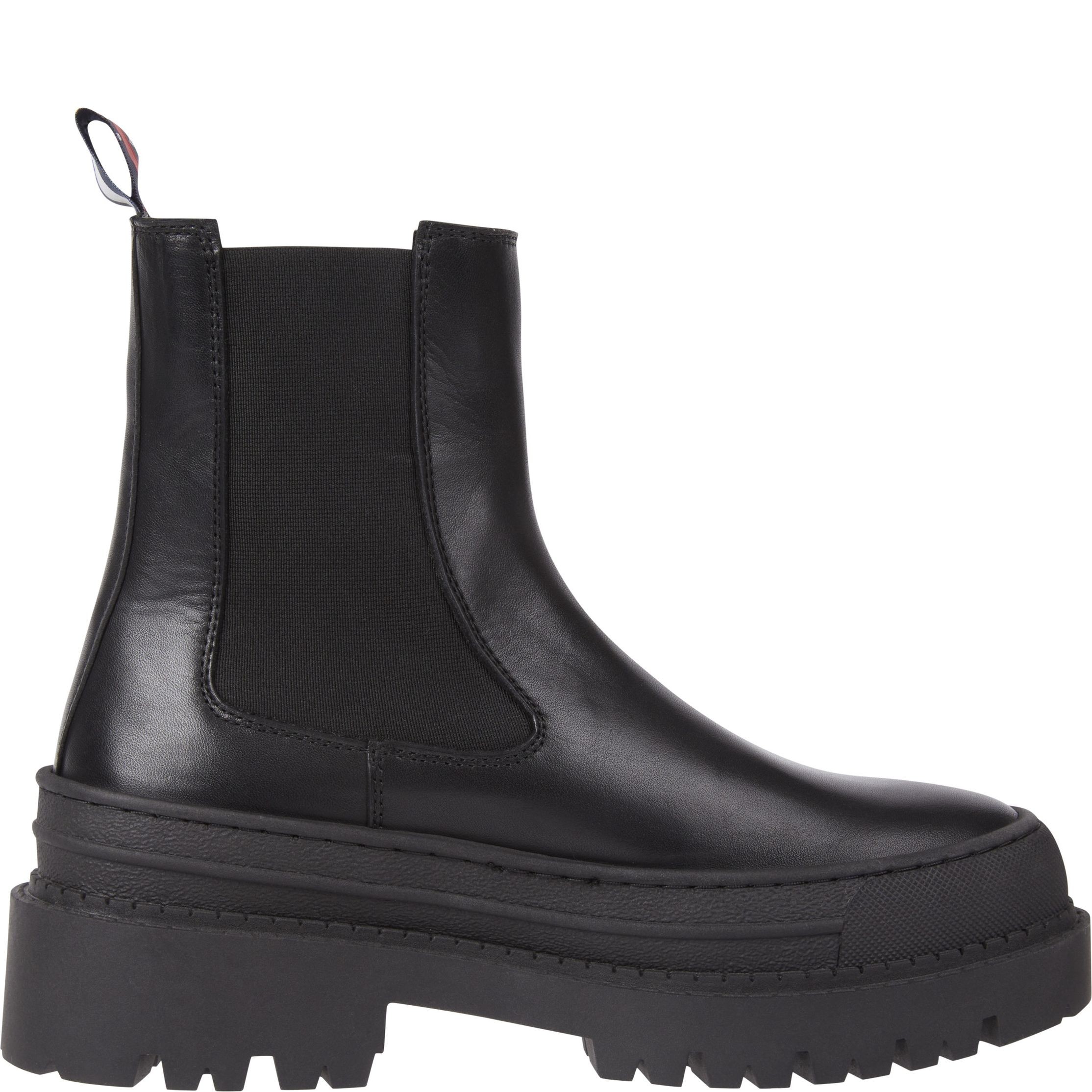 TOMMY JEANS Aulinukai moterims, Juoda, Chelsea foxing boot 5