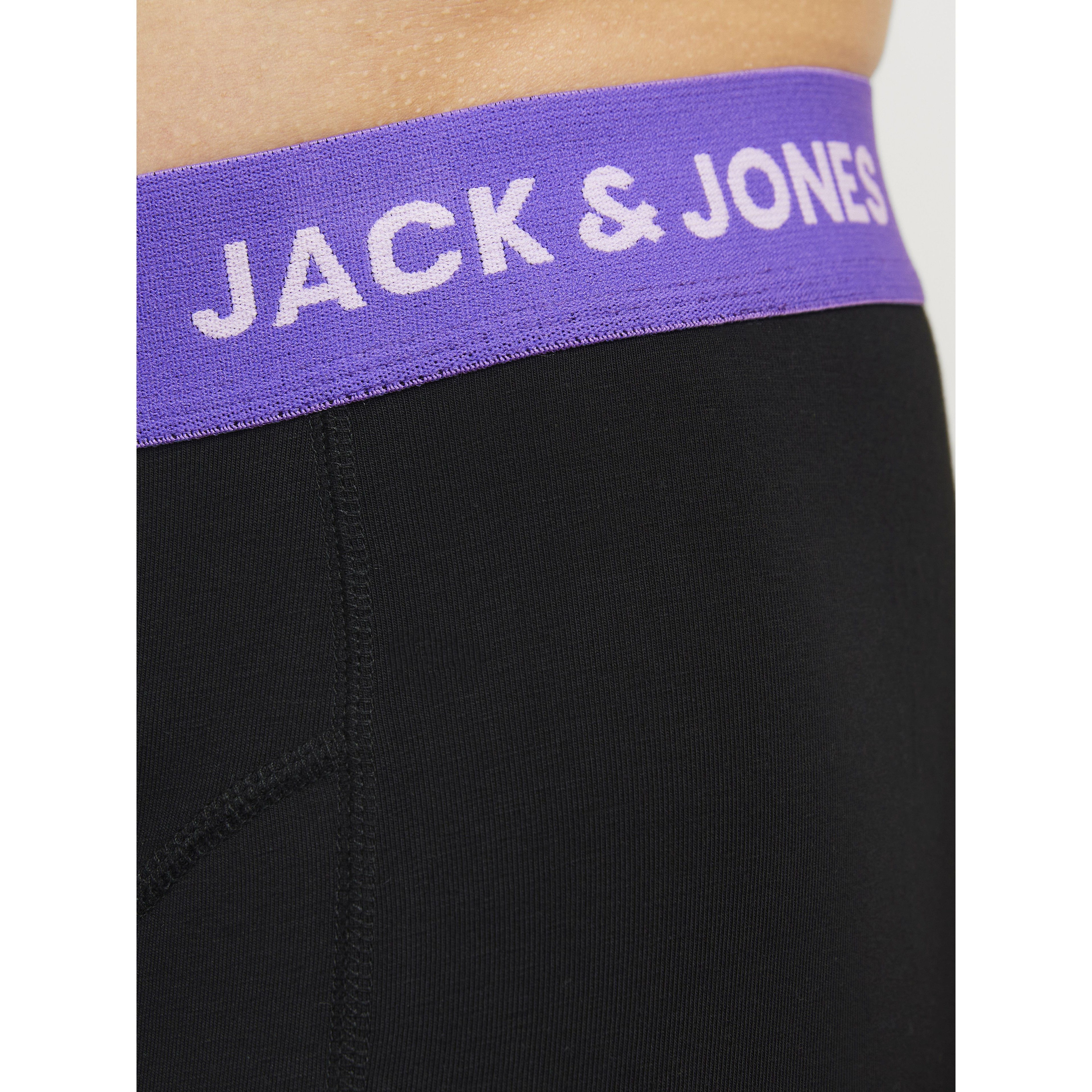 JACK & JONES Ilginti apatiniai vyrams, Juoda, Axel solid trunks 5