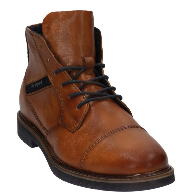 BUGATTI Aulinukai vyrams, Ruda, Caj Booties 1
