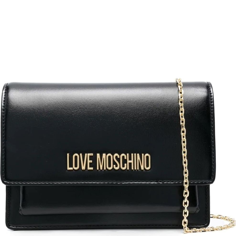 LOVE MOSCHINO Rankinė per petį moterims, Juoda, Crossbody 1