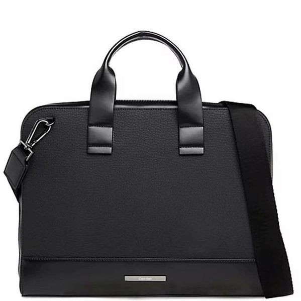CALVIN KLEIN Dėklas kompiuteriui vyrams, Juoda, Modern bar slim laptop bag 1