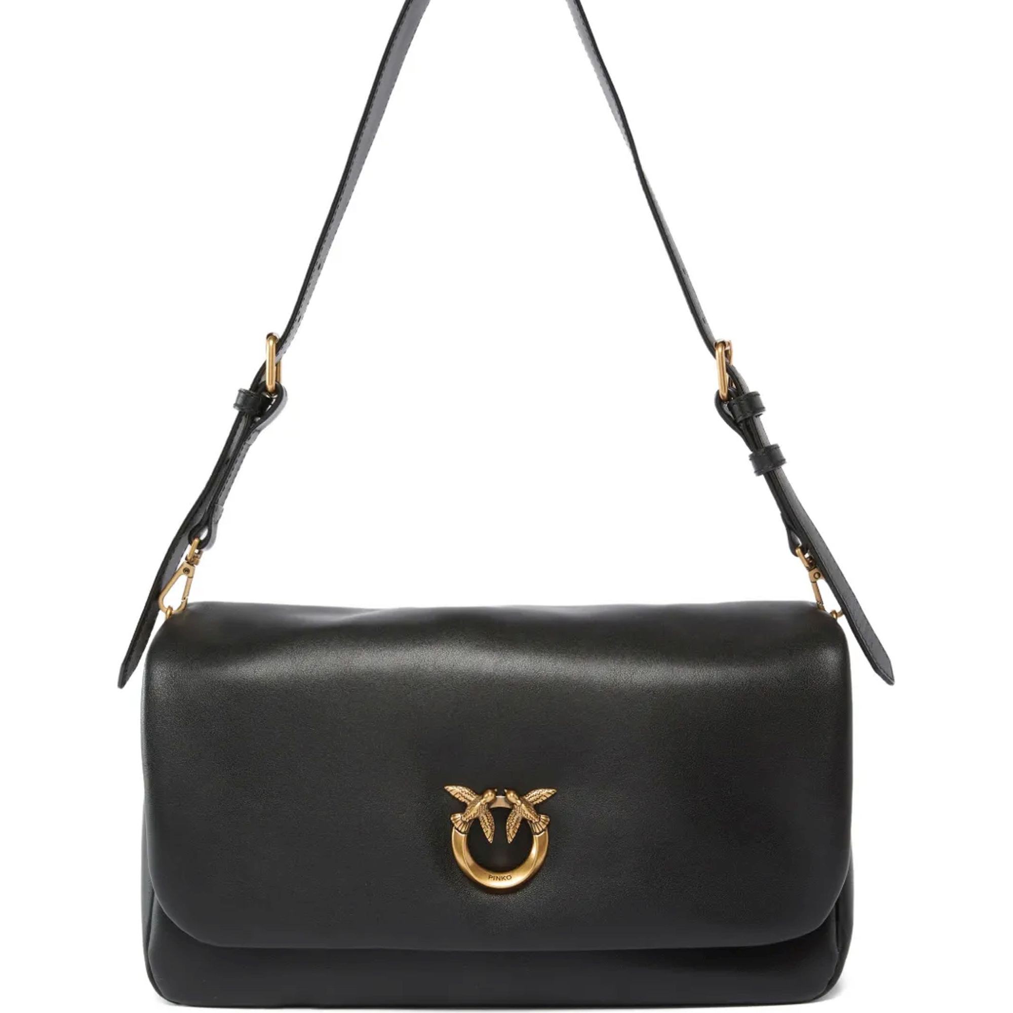 PINKO Rankinė moterims, Juoda, Click soft horizontal handle 1