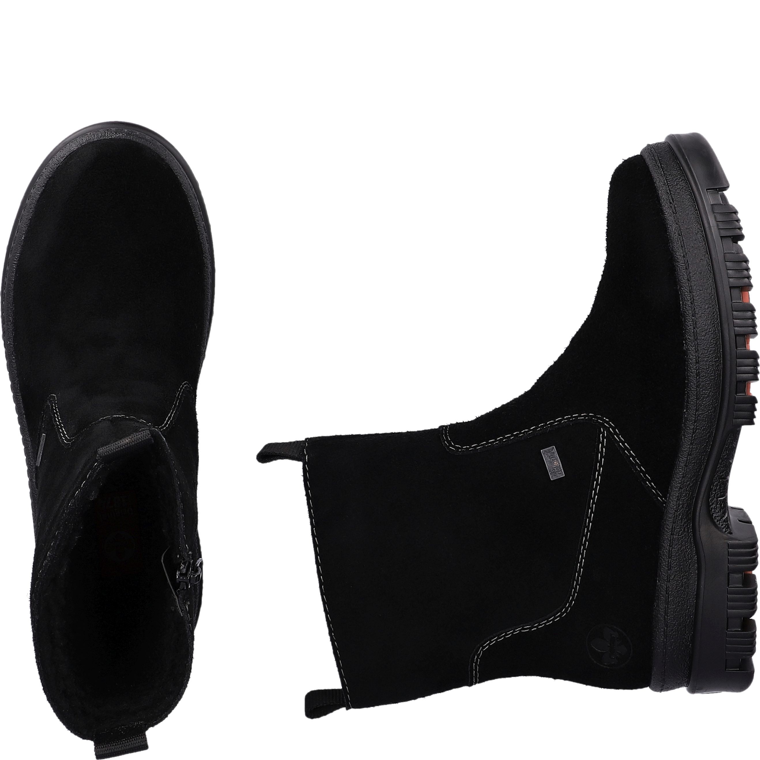 RIEKER Aulinukai moterims, Juoda, Ladies mid height boots 10