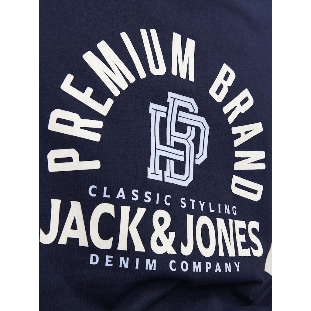 JACK & JONES Marškinėliai vyrams, Mėlyna, JPRSTAR TEE SS CREW 5
