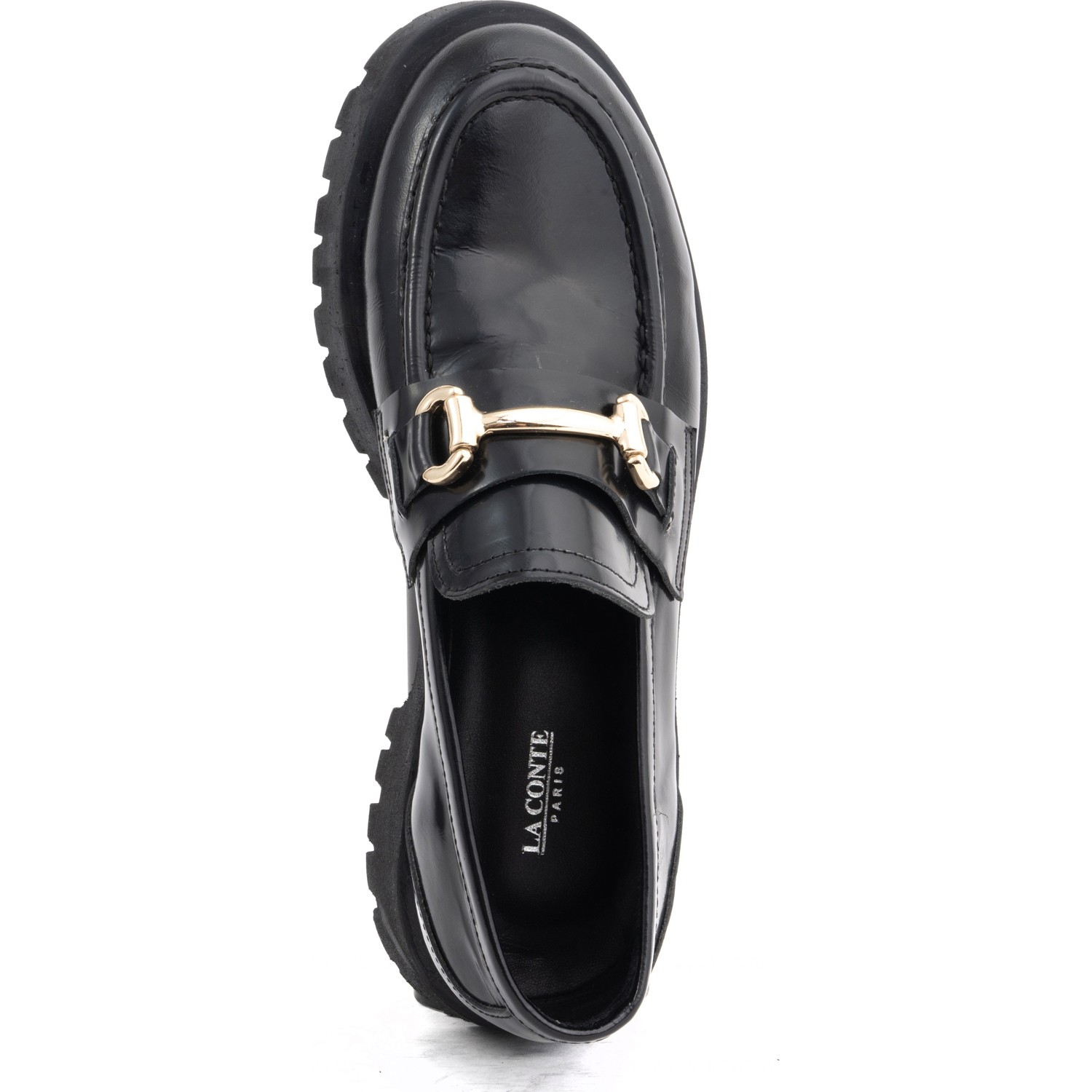 LA CONTE Loaferiai moterims, Juoda, Loafers, 25SS 4