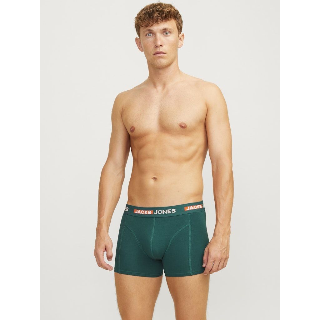 JACK & JONES Ilginti apatiniai vyrams, Marga, Scott solid trunks 3 pack 3