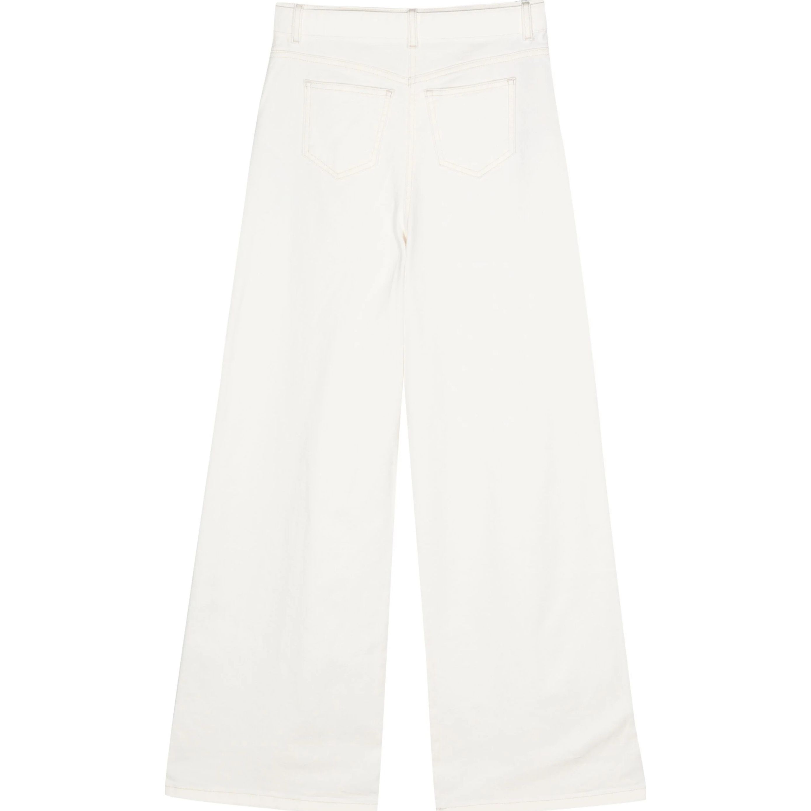 TWINSET Platūs džinsai moterims, Mėlyna, Mid-rise wide-leg jeans 2