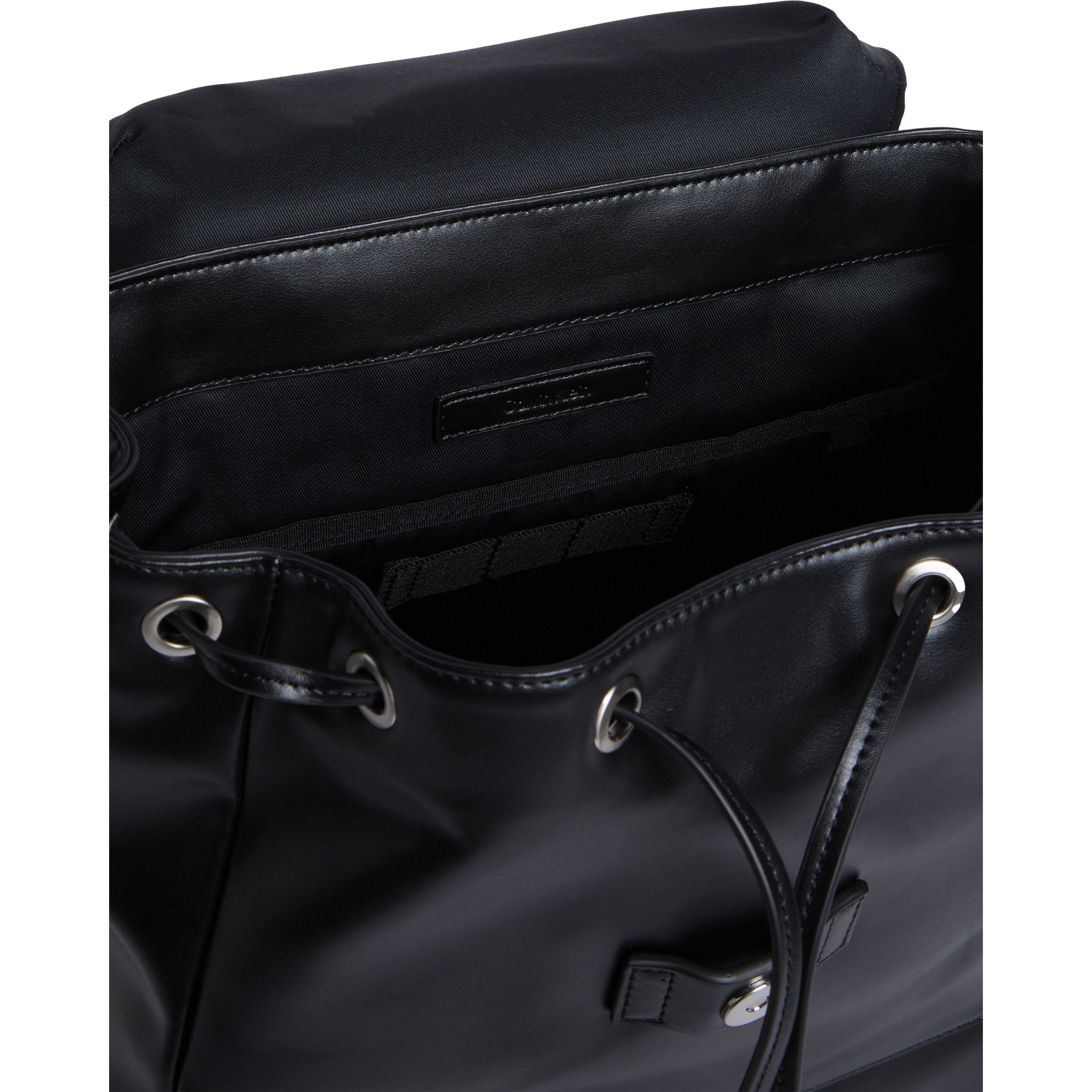 CALVIN KLEIN Kuprinė vyrams, Juoda, Sleek flap backpack 3