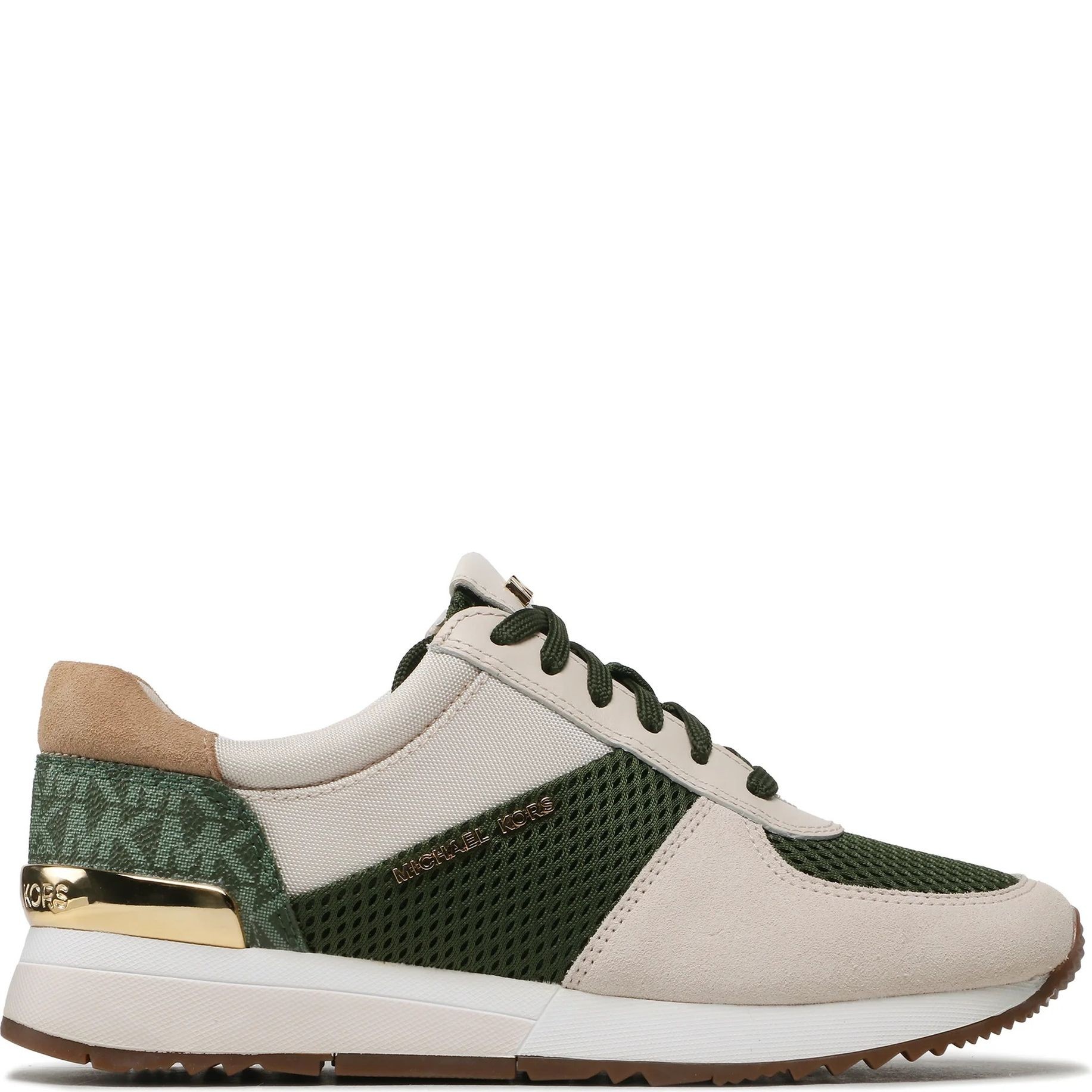 MICHAEL KORS Sportiniai bateliai moterims, Žalia, Allie trainer 2