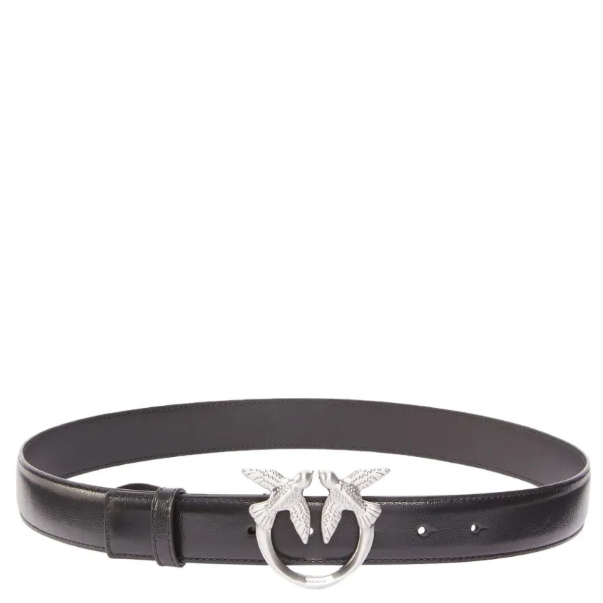 PINKO Diržas moterims, Juoda, Love berry h3 belt.low vitello 1