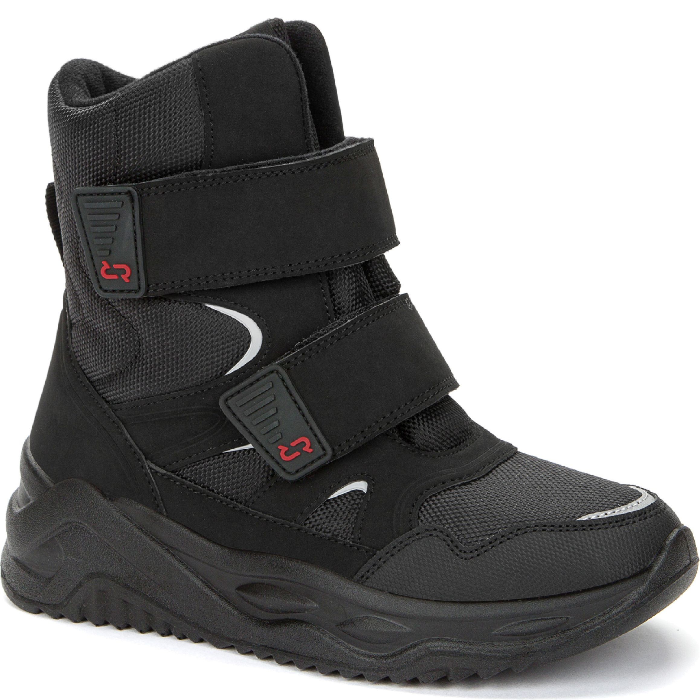 CROSBY Pašiltinti aulinukai berniukams, Juoda, WARM BOOTS