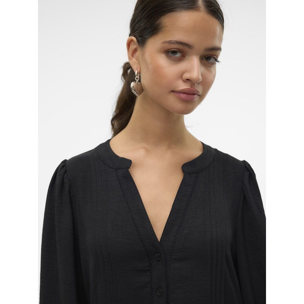 VERO MODA Mini suknelė moterims, Juoda, Emma lace dress 5