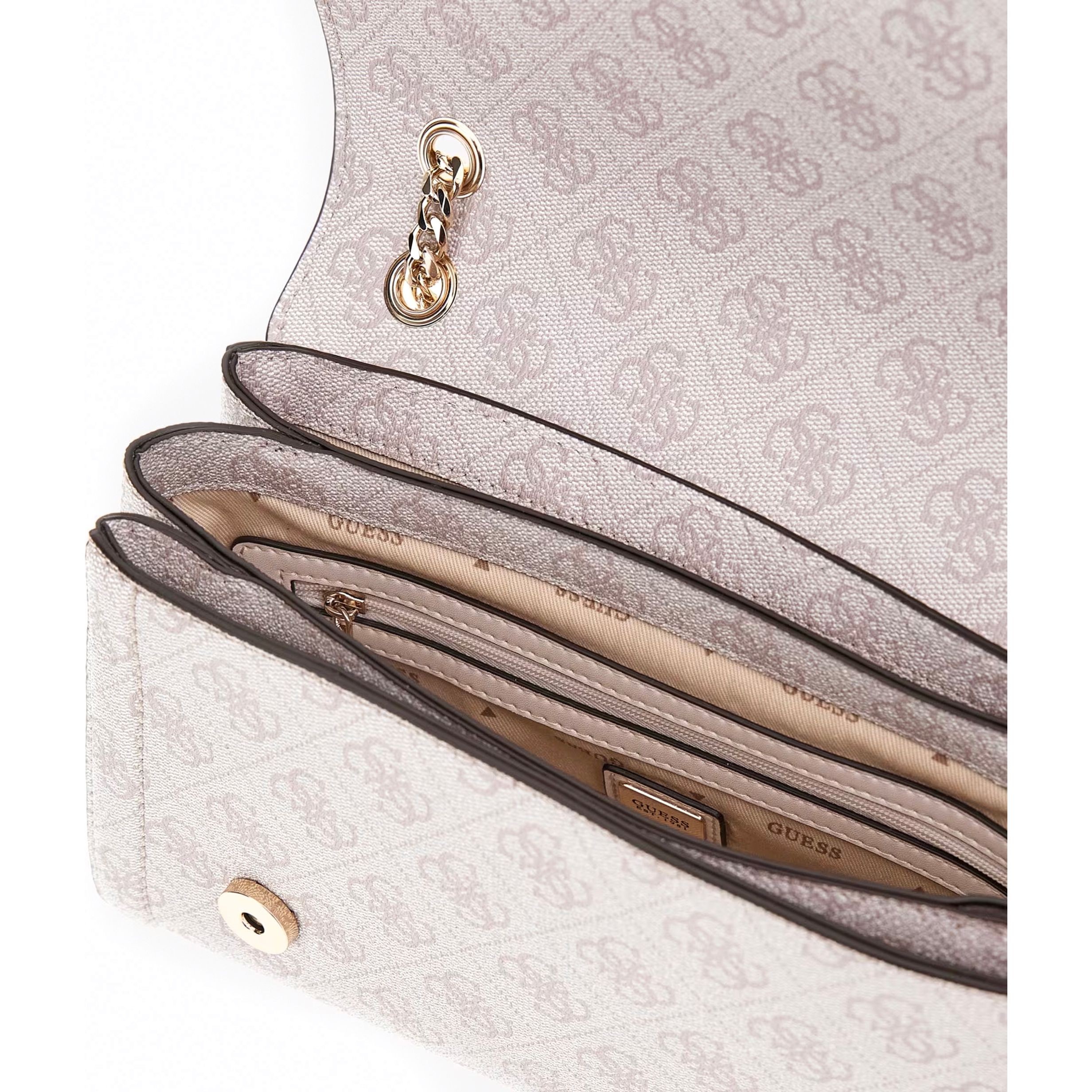 GUESS Rankinė per petį moterims, Smėlio, Noelle crossbody 3