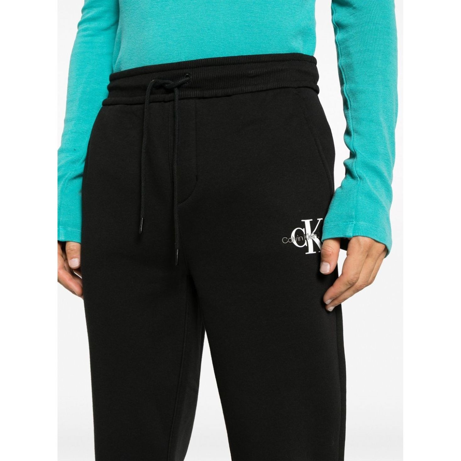 CALVIN KLEIN JEANS Sportinės kelnės vyrams, Juoda, Monologo hwk pant 4