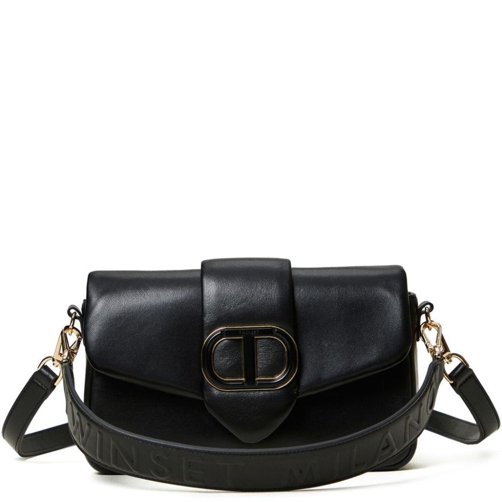 TWINSET Rankinė per petį moterims, Juoda, Shoulder bag 1