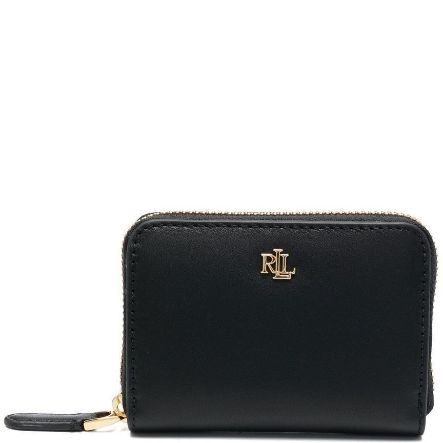 LAUREN RALPH LAUREN Piniginė moterims, Juoda, Zip small wallet 1