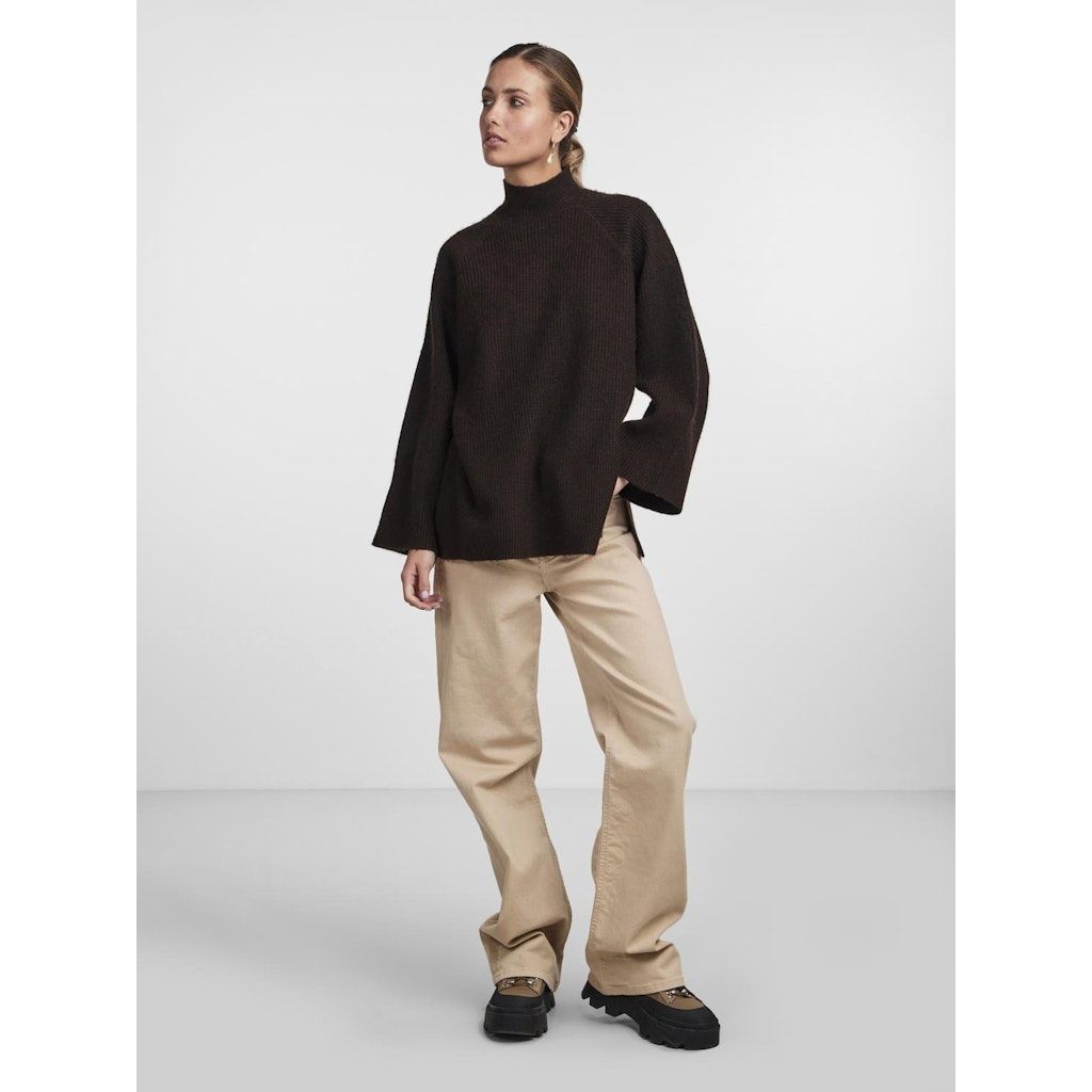 PIECES Megztinis moterims, Vyšninė, PCJADE LS OVERSIZE H 5