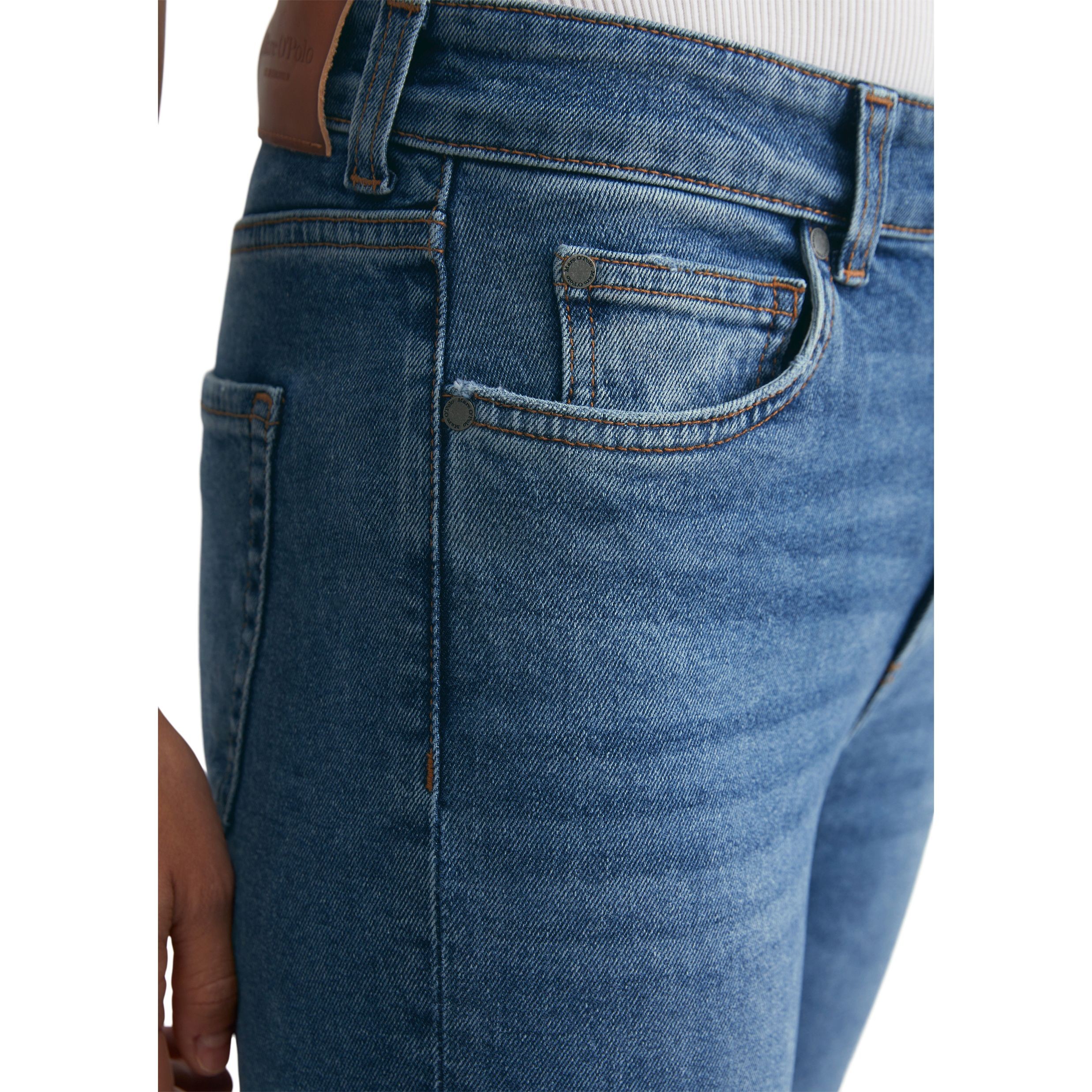 MARC O'POLO Tiesūs džinsai moterims, Mėlyna, Straight 408923012057 4