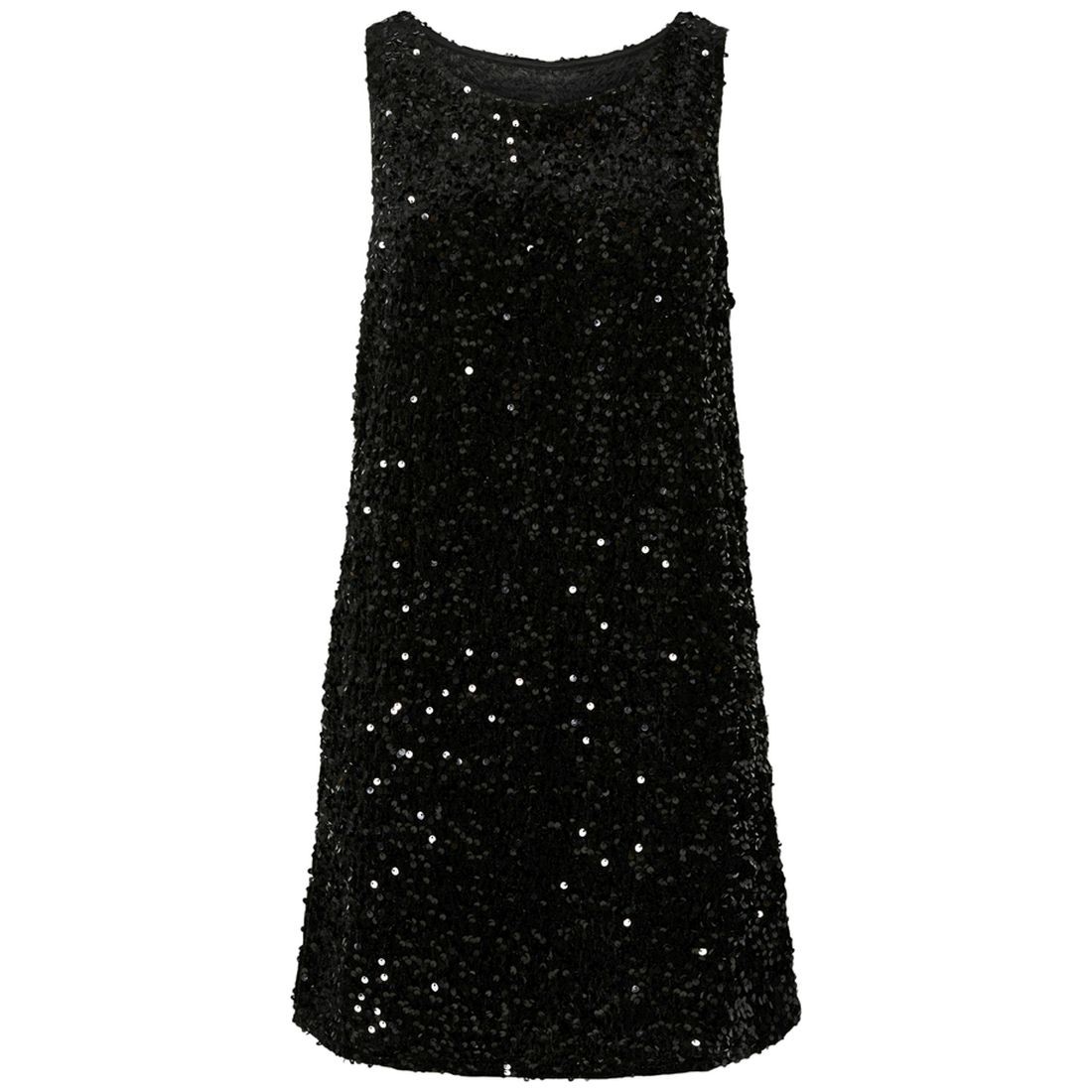 PIECES Mini suknelė moterims, Juoda, Kam mini dress 1