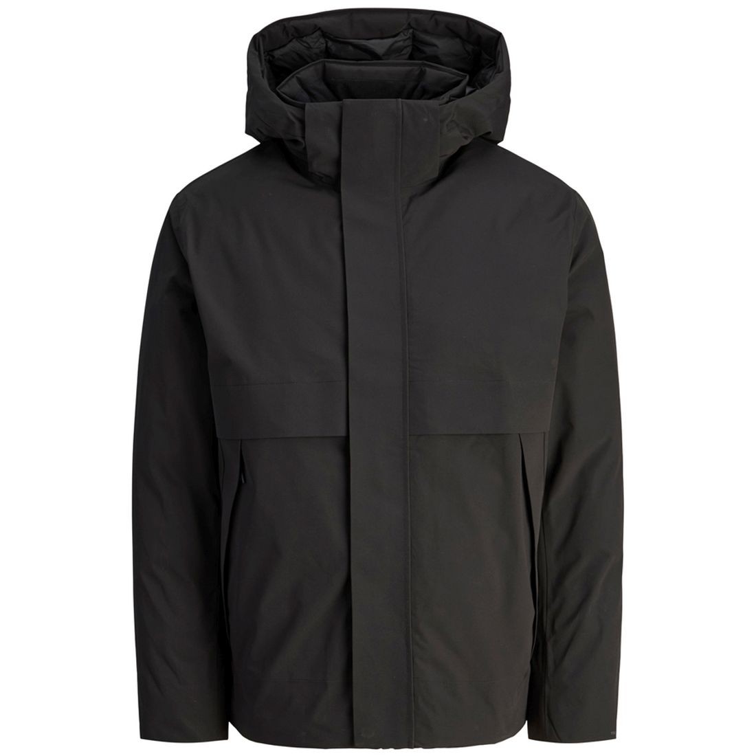 JACK & JONES Pūkinė striukė vyrams, Juoda, Moon jacket