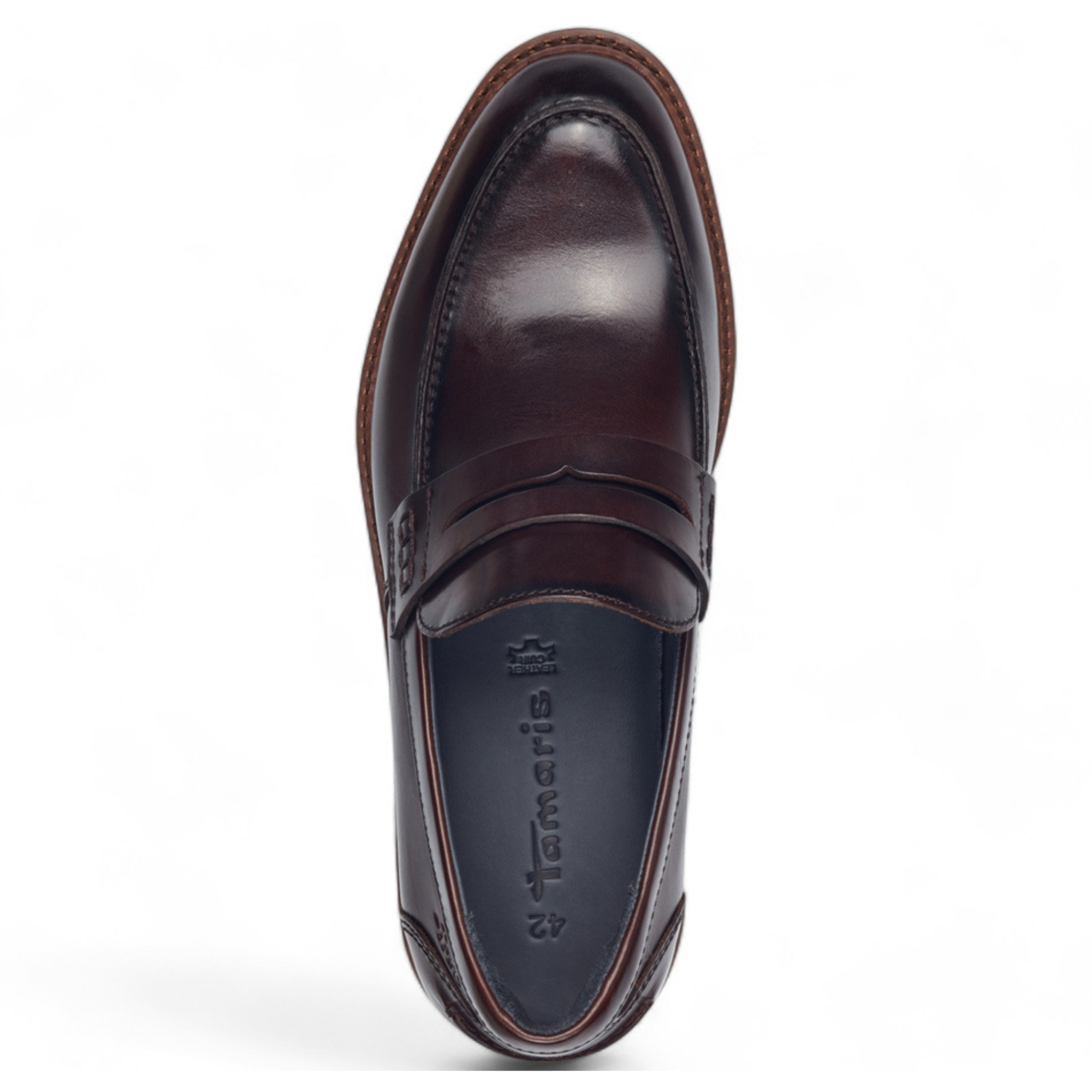 TAMARIS Klasikiniai batai vyrams, Ruda, Formal 3