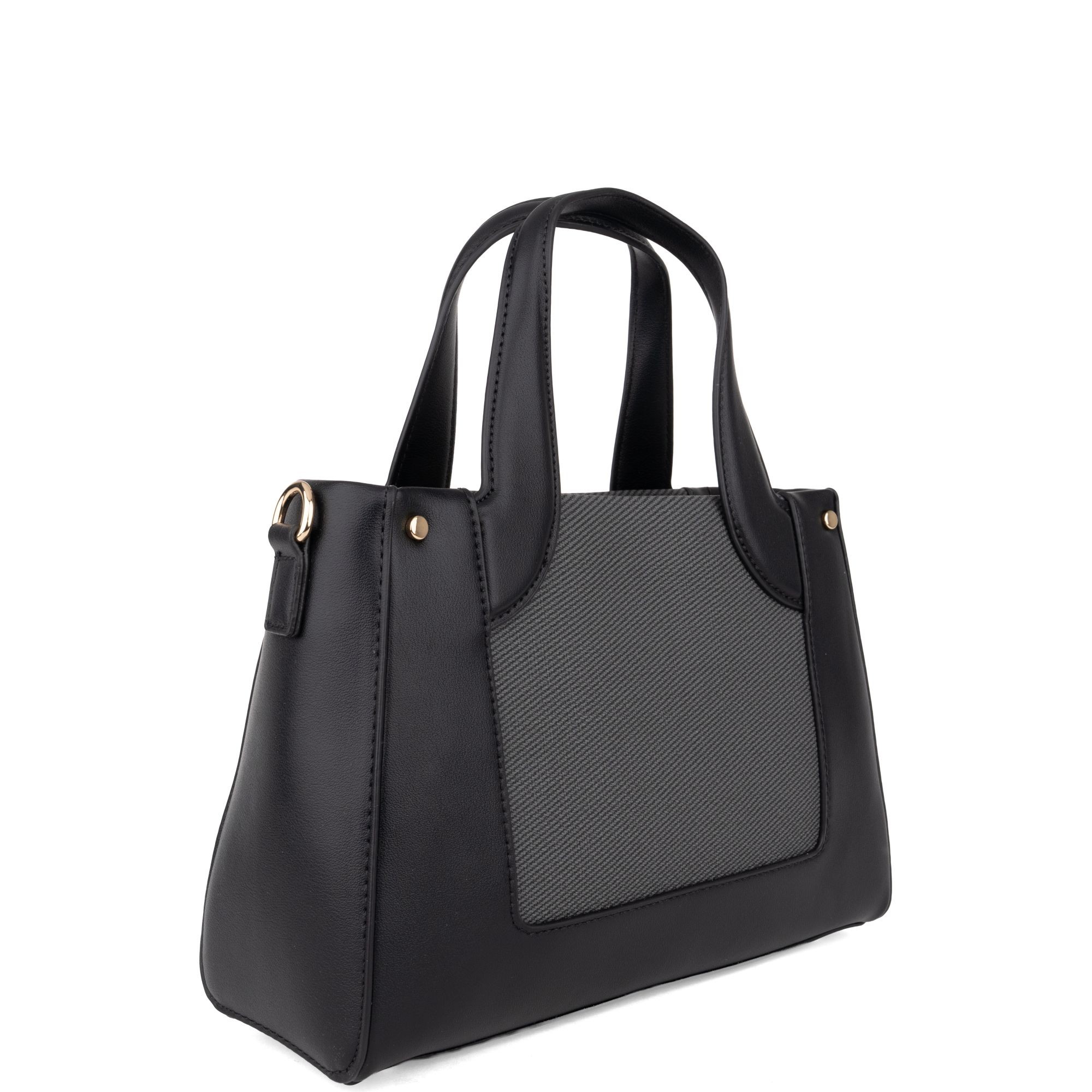 LA CONTE Pirkinių krepšys moterims, Juoda, Tote bag 2