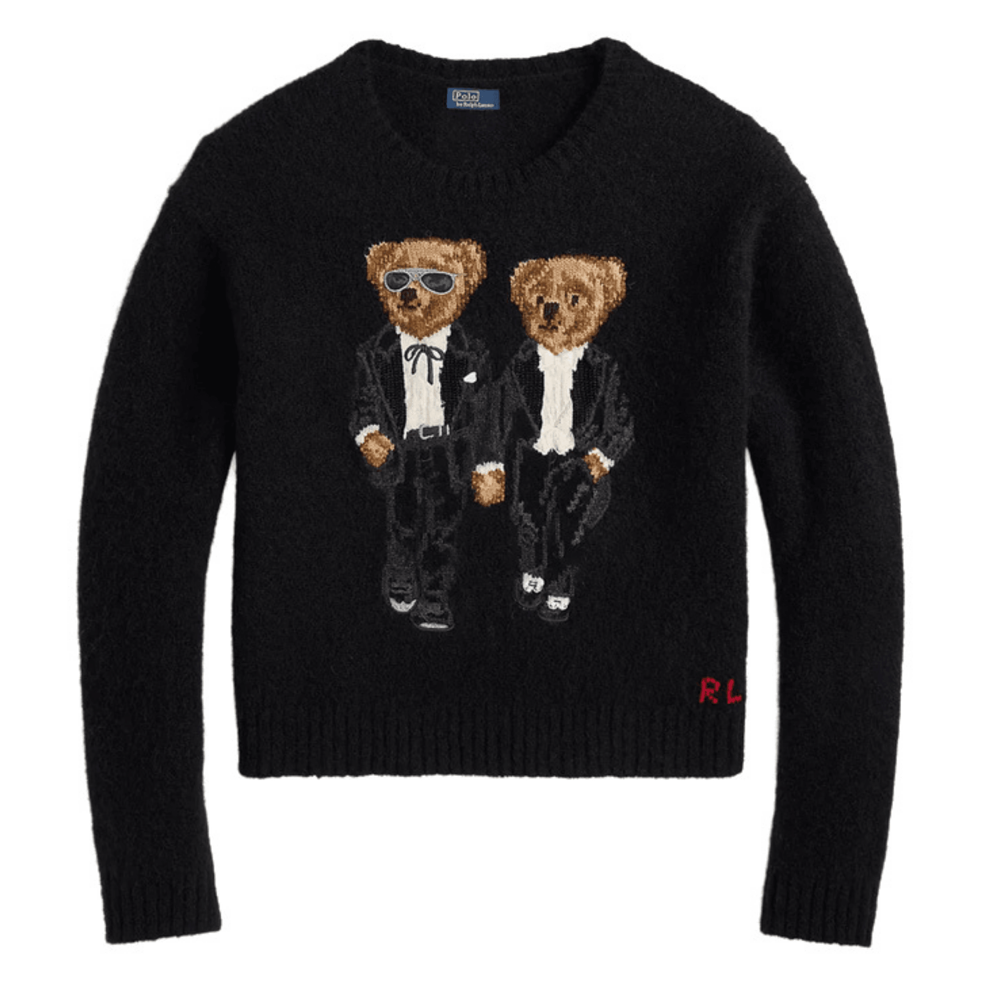 POLO RALPH LAUREN Megztinis moterims, Juoda, Sweater pullover