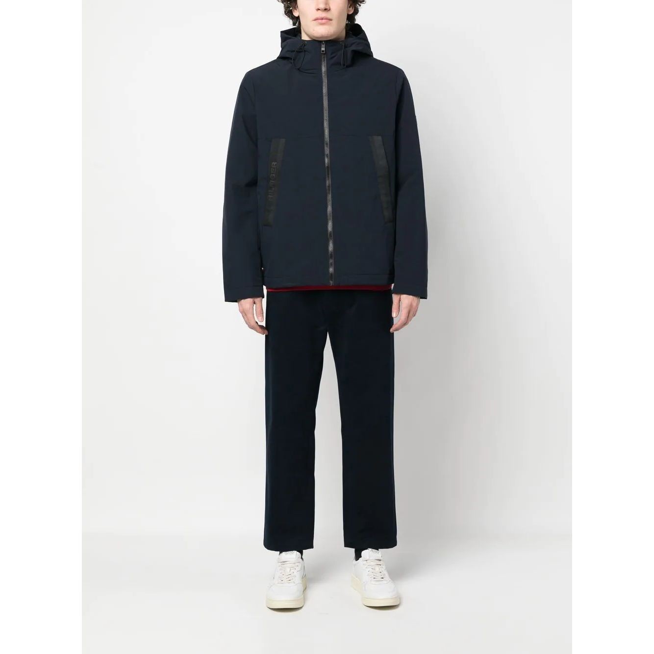 TOMMY HILFIGER Lengva striukė vyrams, Mėlyna, Tech essentials hooded jacket 2