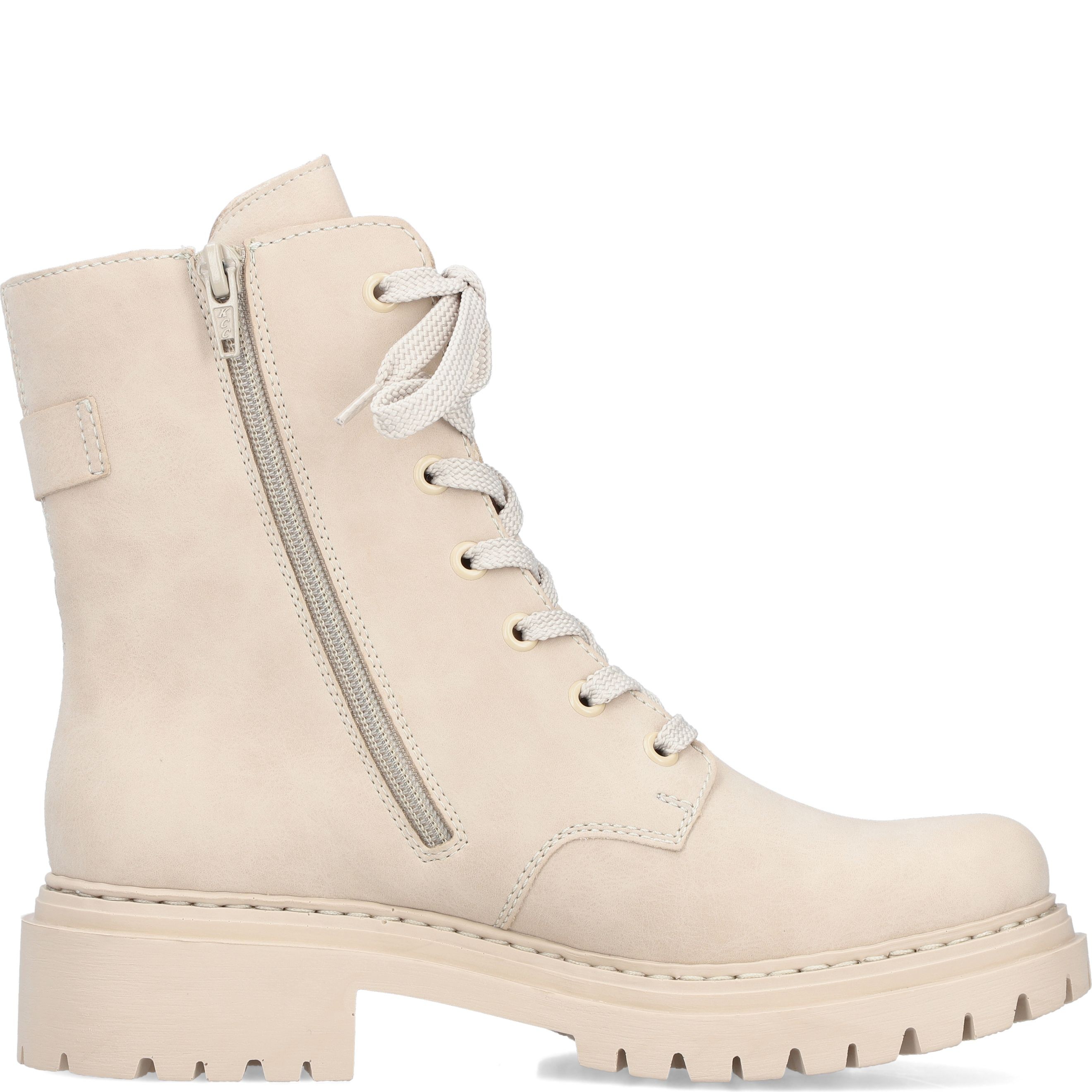 RIEKER Aulinukai moterims, Smėlio, BOOTIES 3