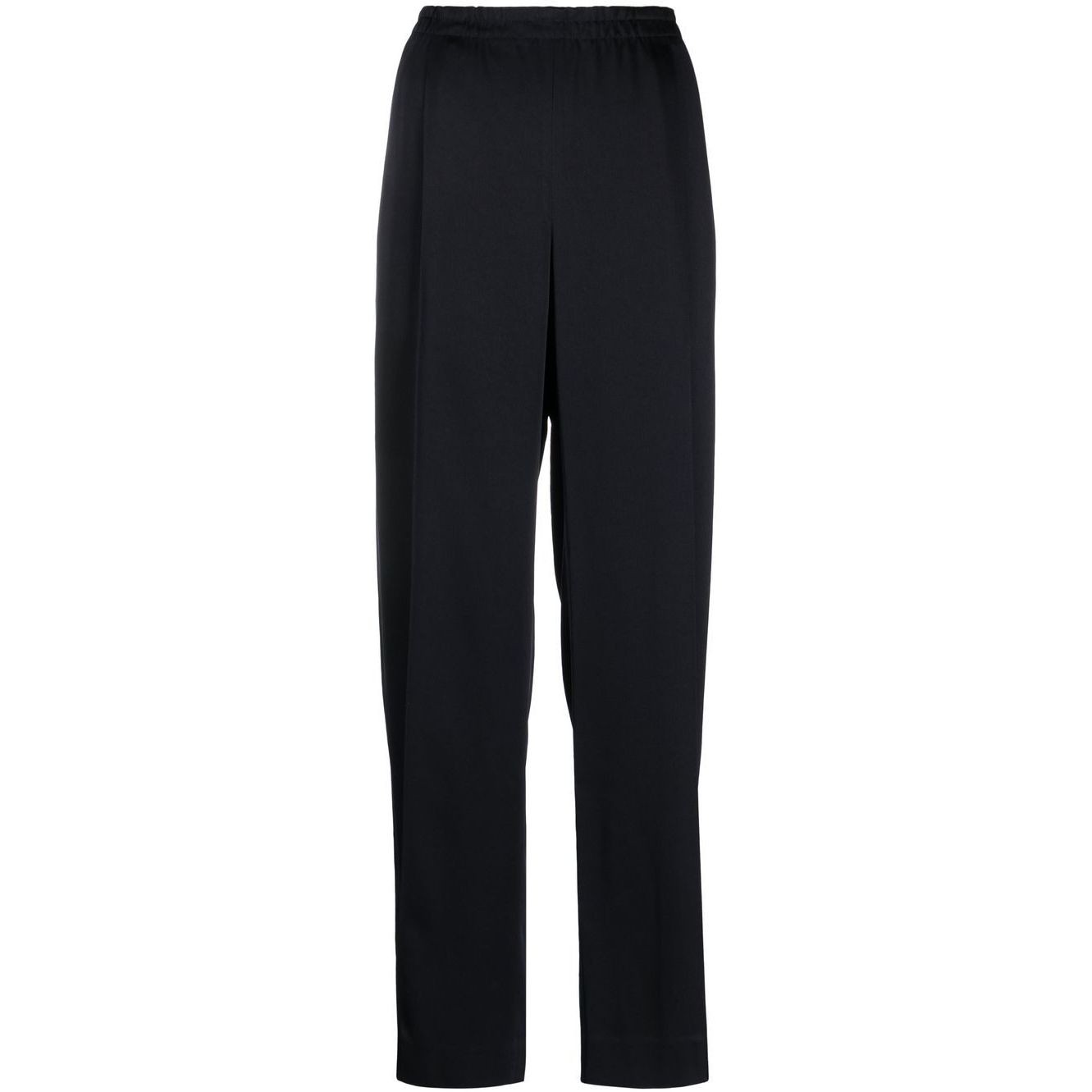 VINCE Formalios kelnės moterims, Mėlyna, Drop waist wide leg pants