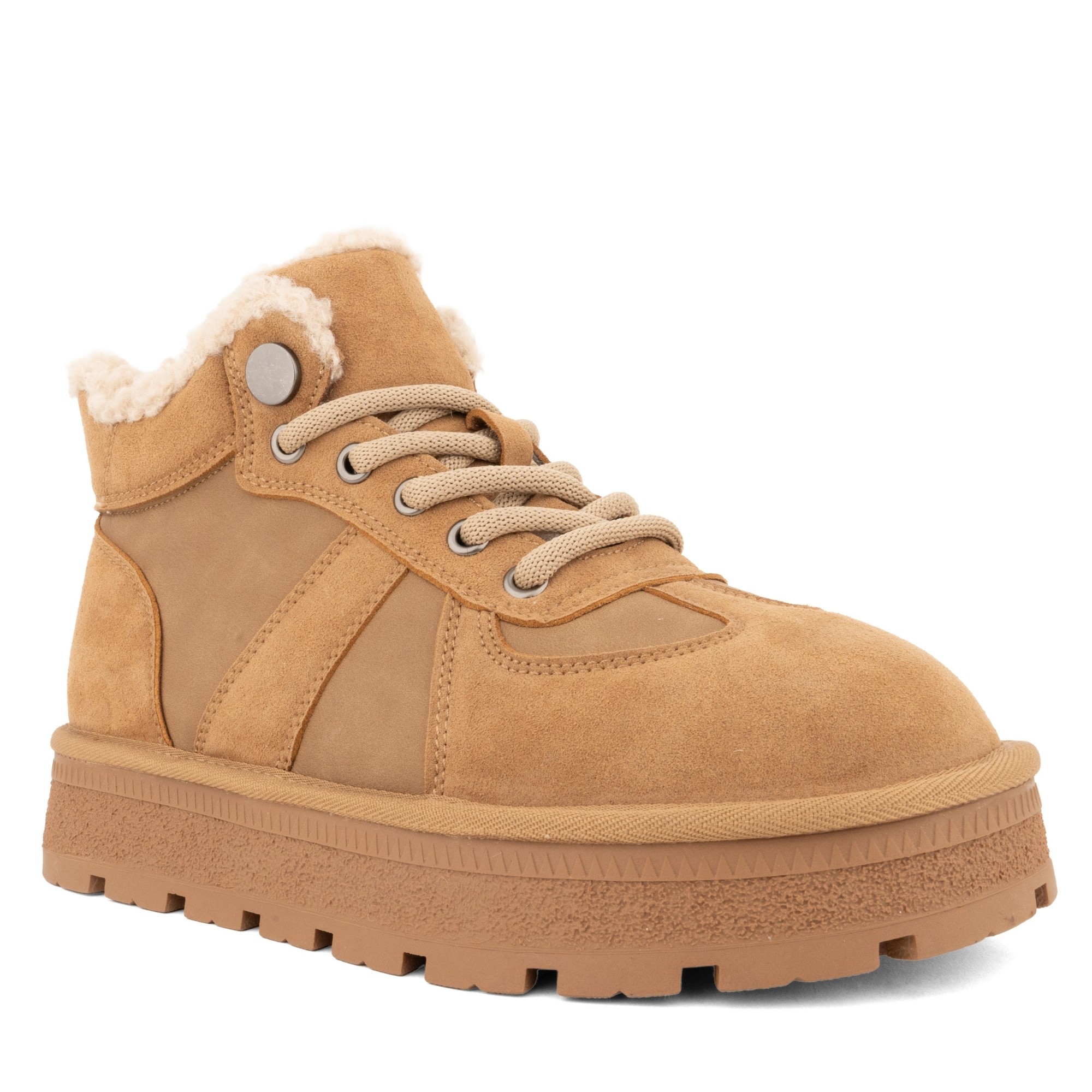 LA CONTE Pašiltinti aulinukai moterims, Ruda, Wm booties, LA CONTE 25AW 1