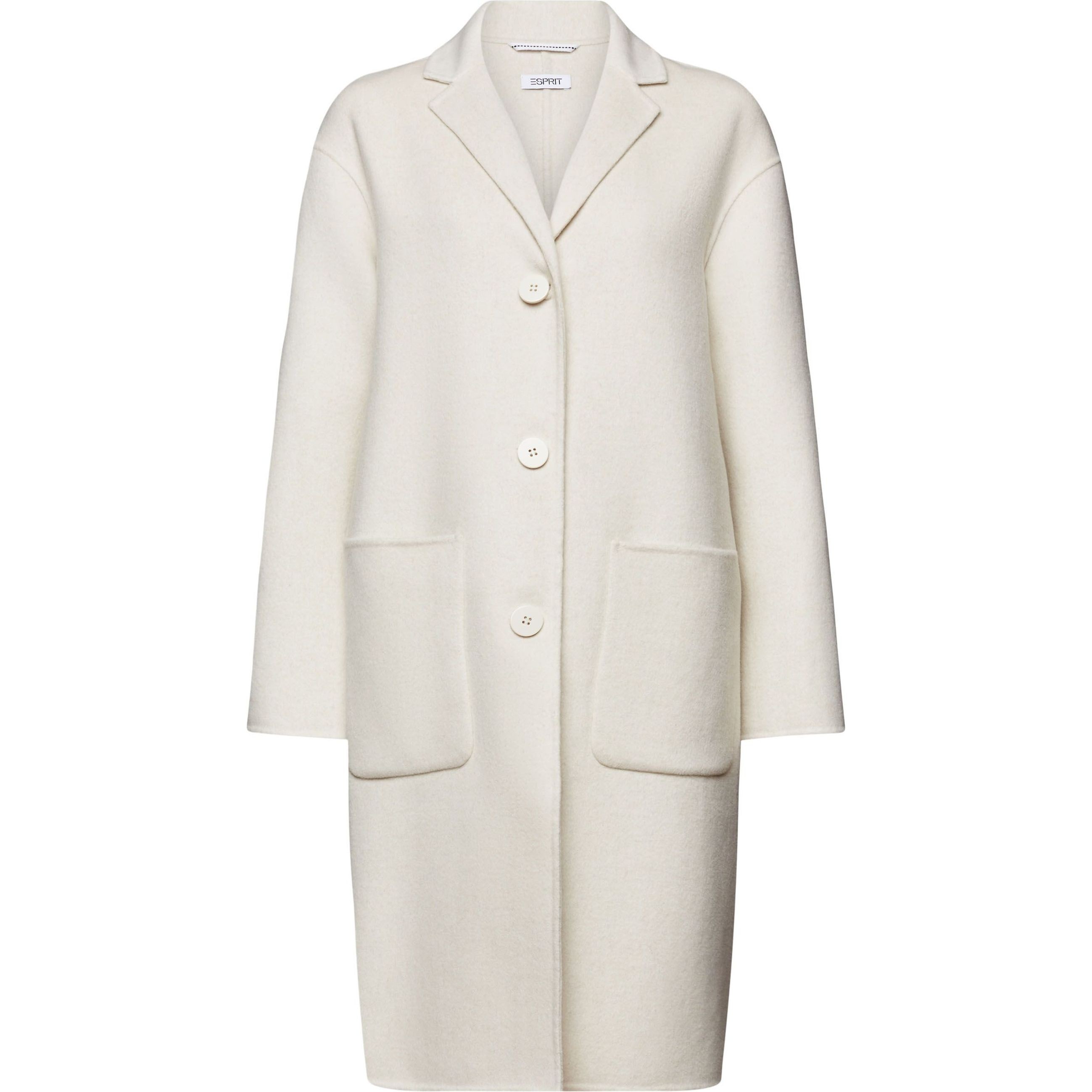 ESPRIT Paltas moterims, Pilka, Wool-Blend Coat 1