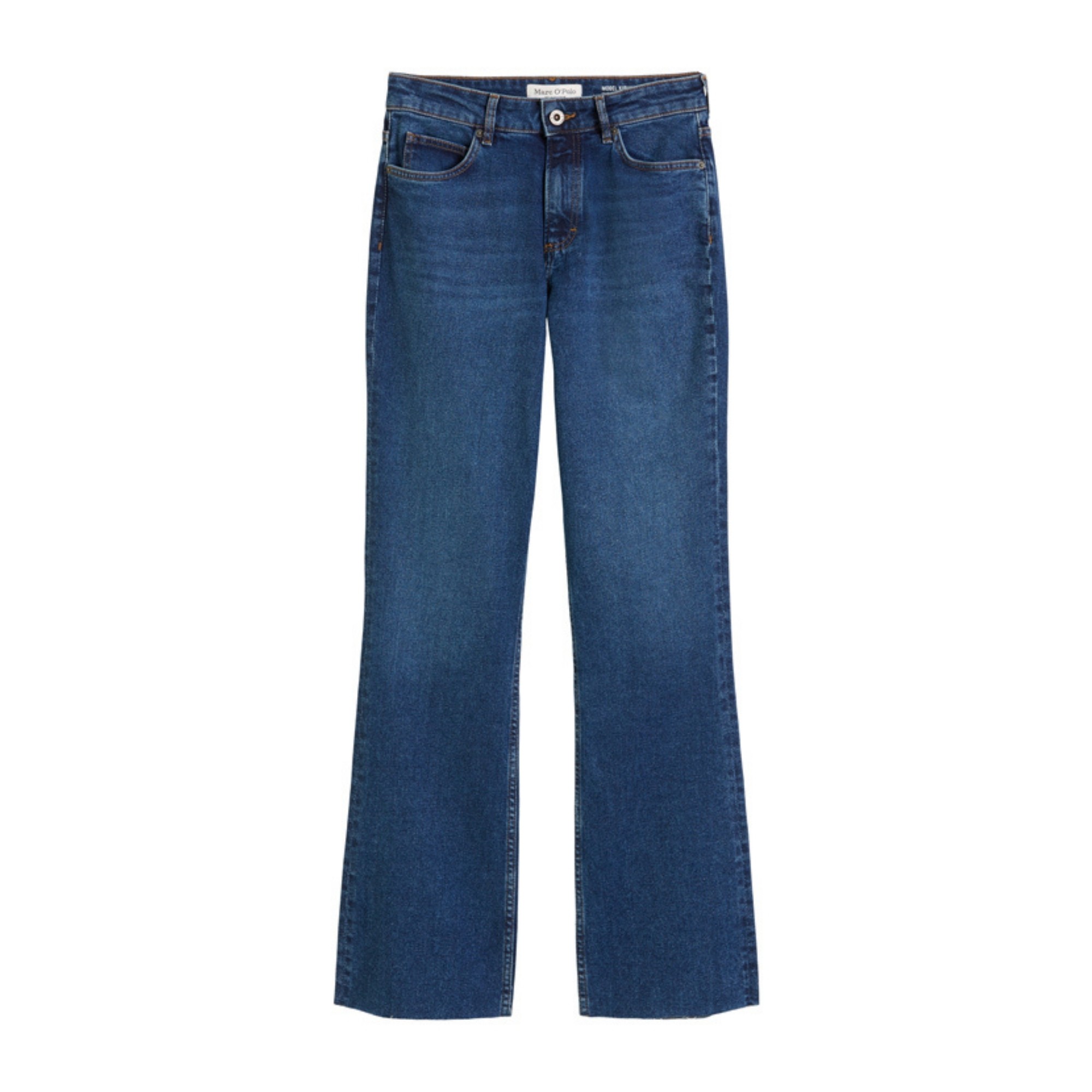 MARC O'POLO Platėjantys džinsai moterims, Mėlyna, 508908412083 Flared