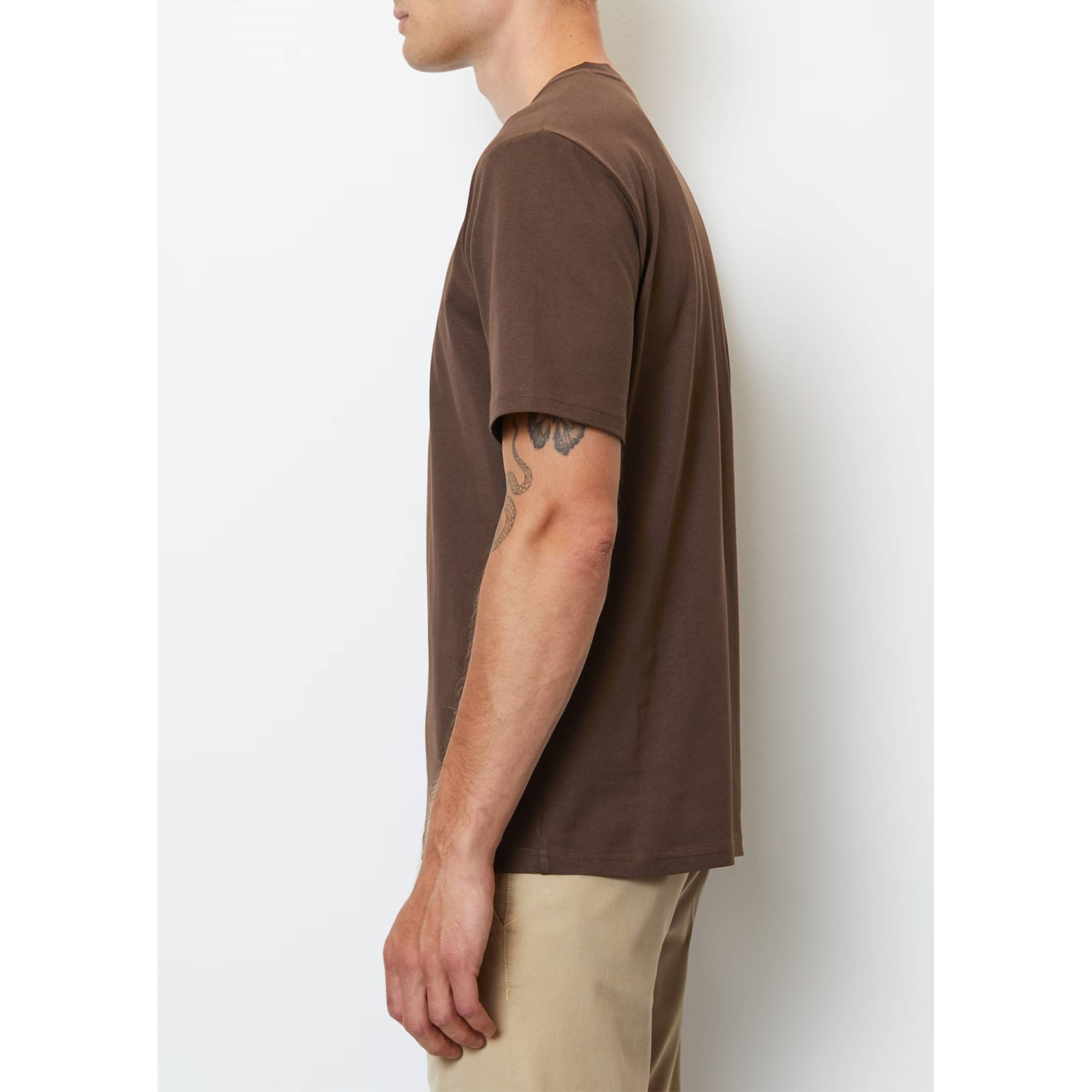 MARC O'POLO Marškinėliai vyrams, Ruda 4