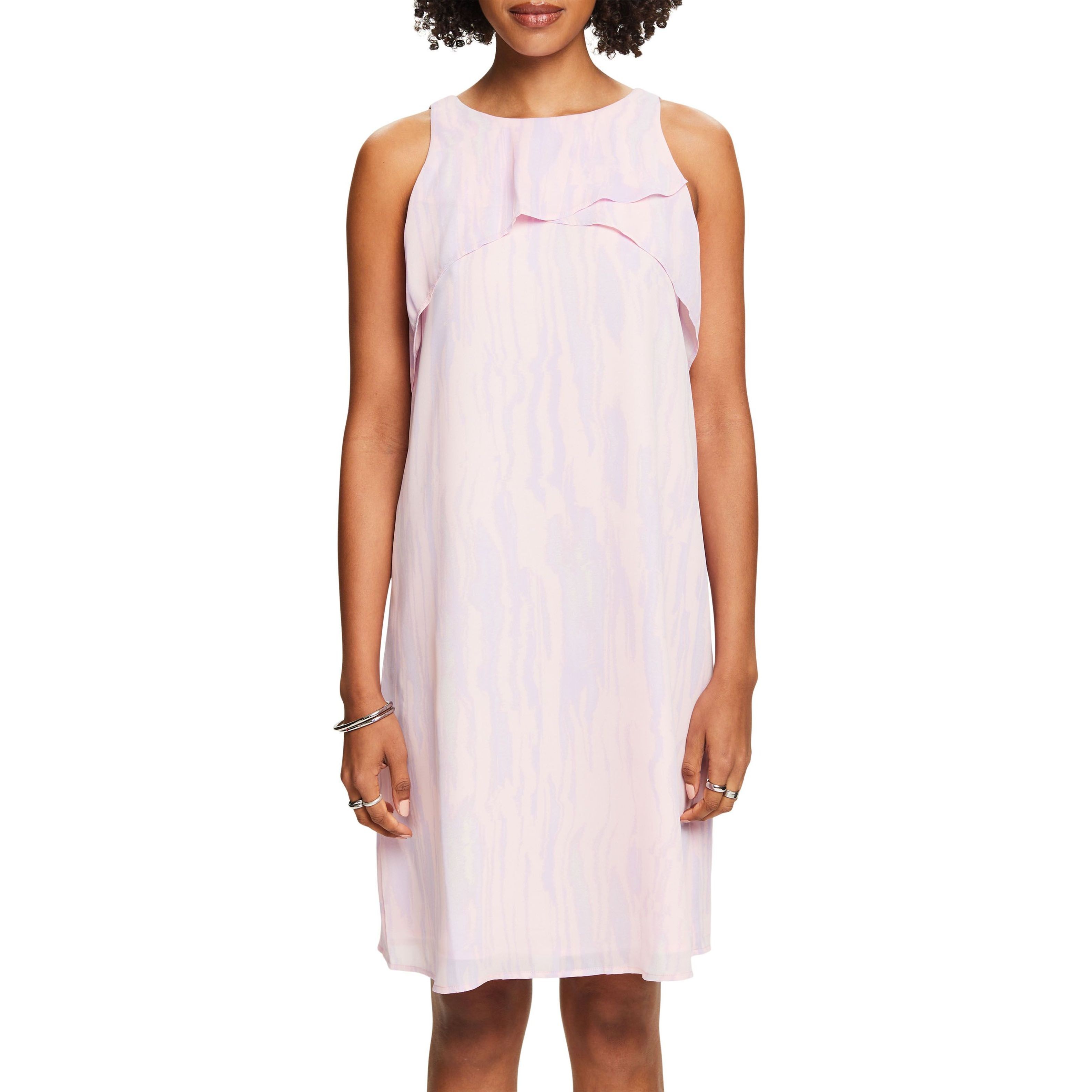 ESPRIT Midi suknelė moterims, Rožinė, sus*crep chiffo Midi dress 2