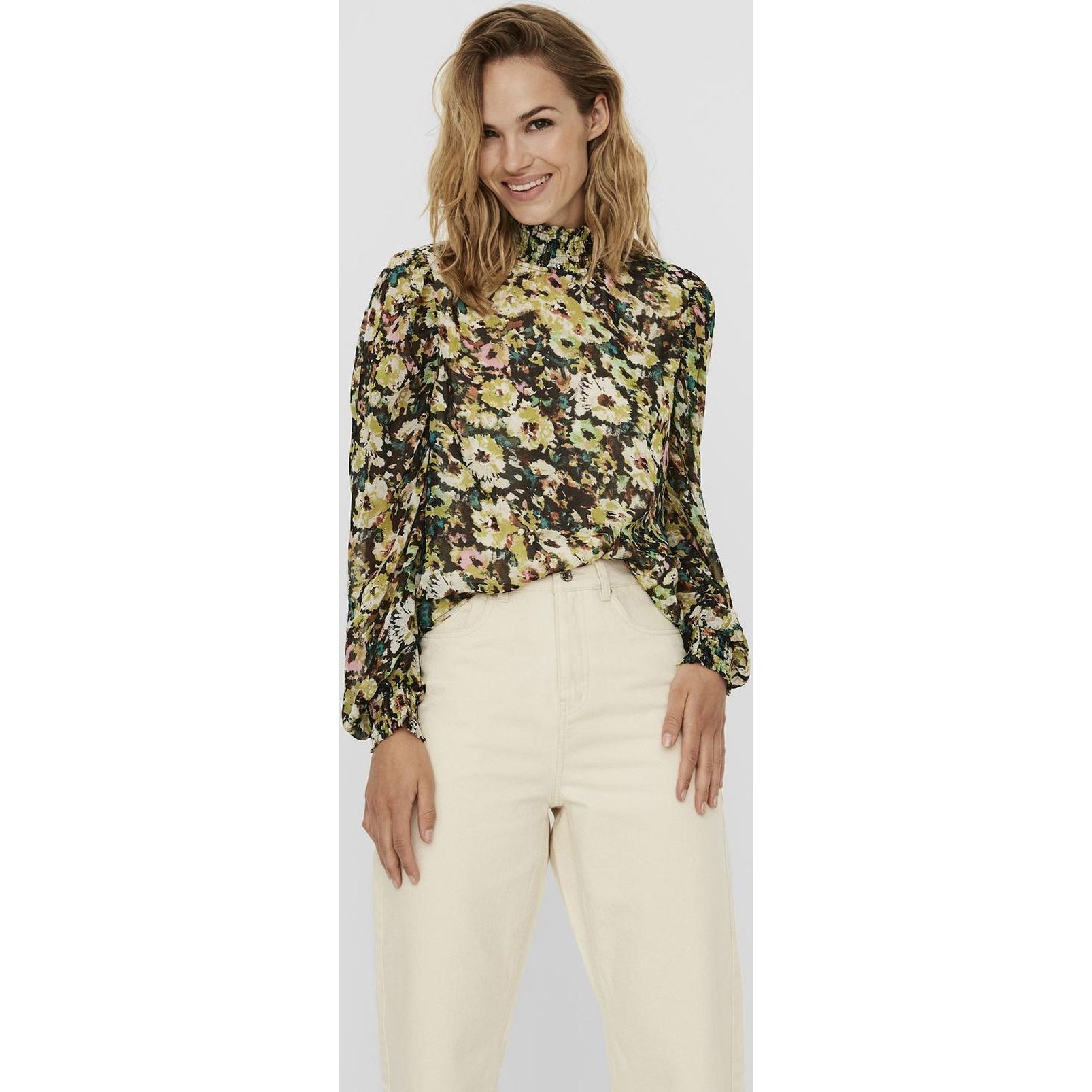 VERO MODA Palaidinės moterims, Geltona, VMNILLA LS HIGHN 3