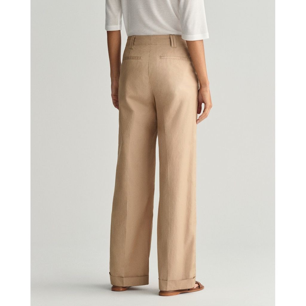 GANT Kelnės moterims, Chaki, REL LIGHTWEIGHT CHINOS 3
