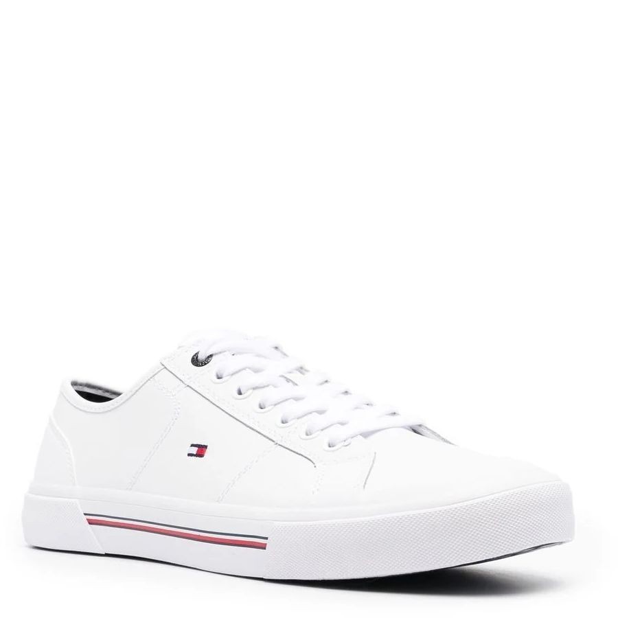 TOMMY HILFIGER Sportiniai bateliai vyrams, Balta, Core corporate sport shoe 2