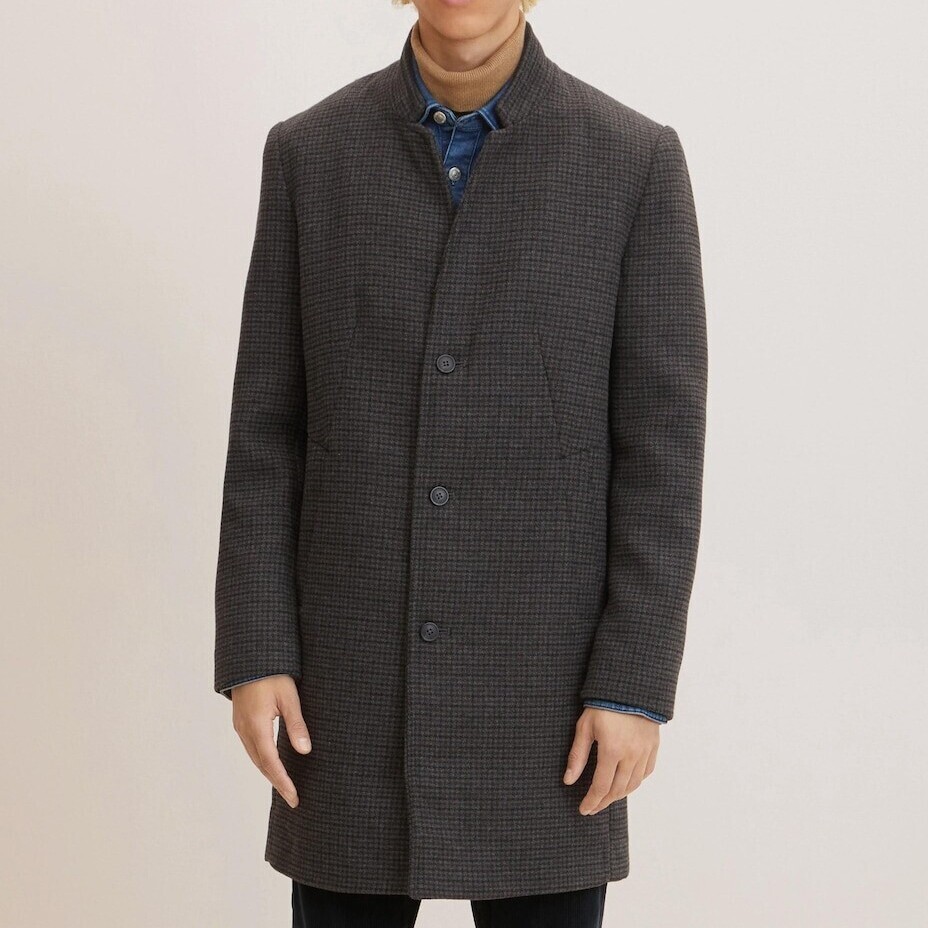 TOM TAILOR Paltas vyrams, Mėlyna, Paltas 2